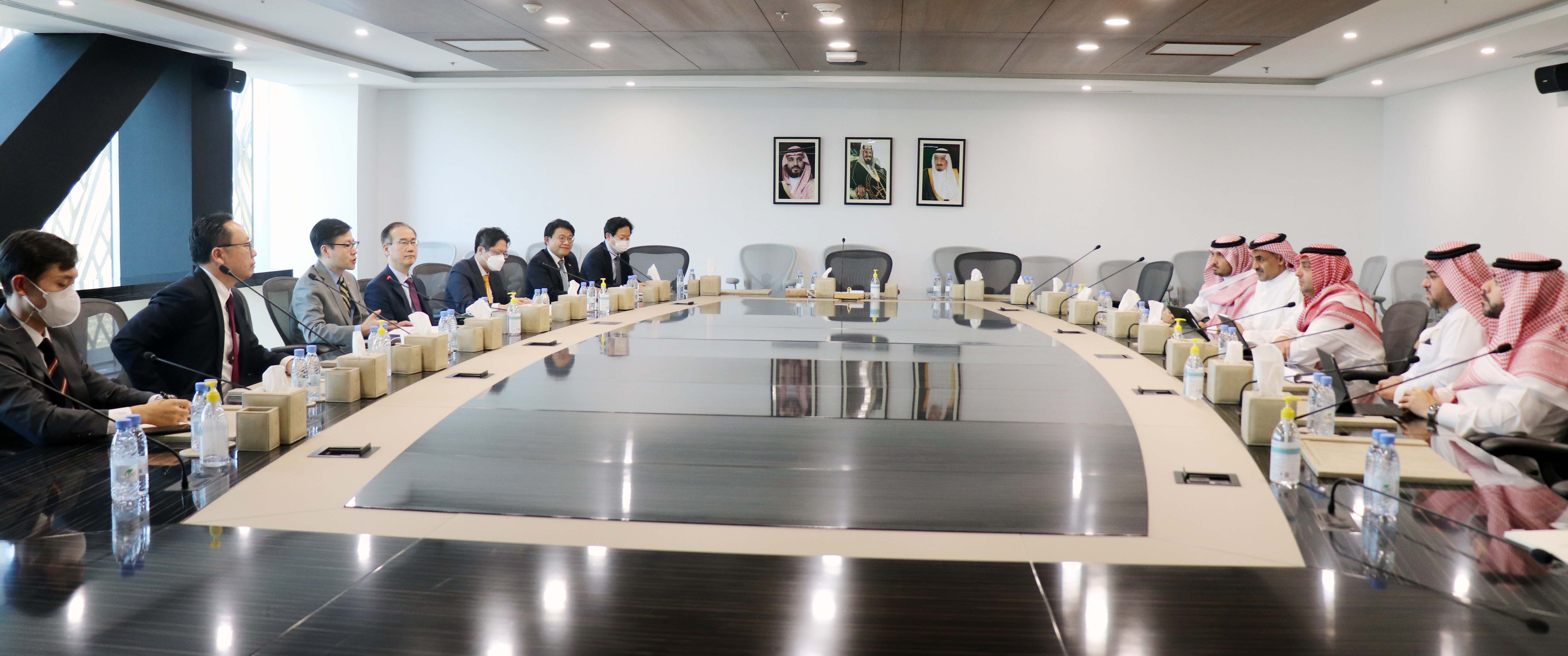 사우디 국부펀드 부총재 면담 1