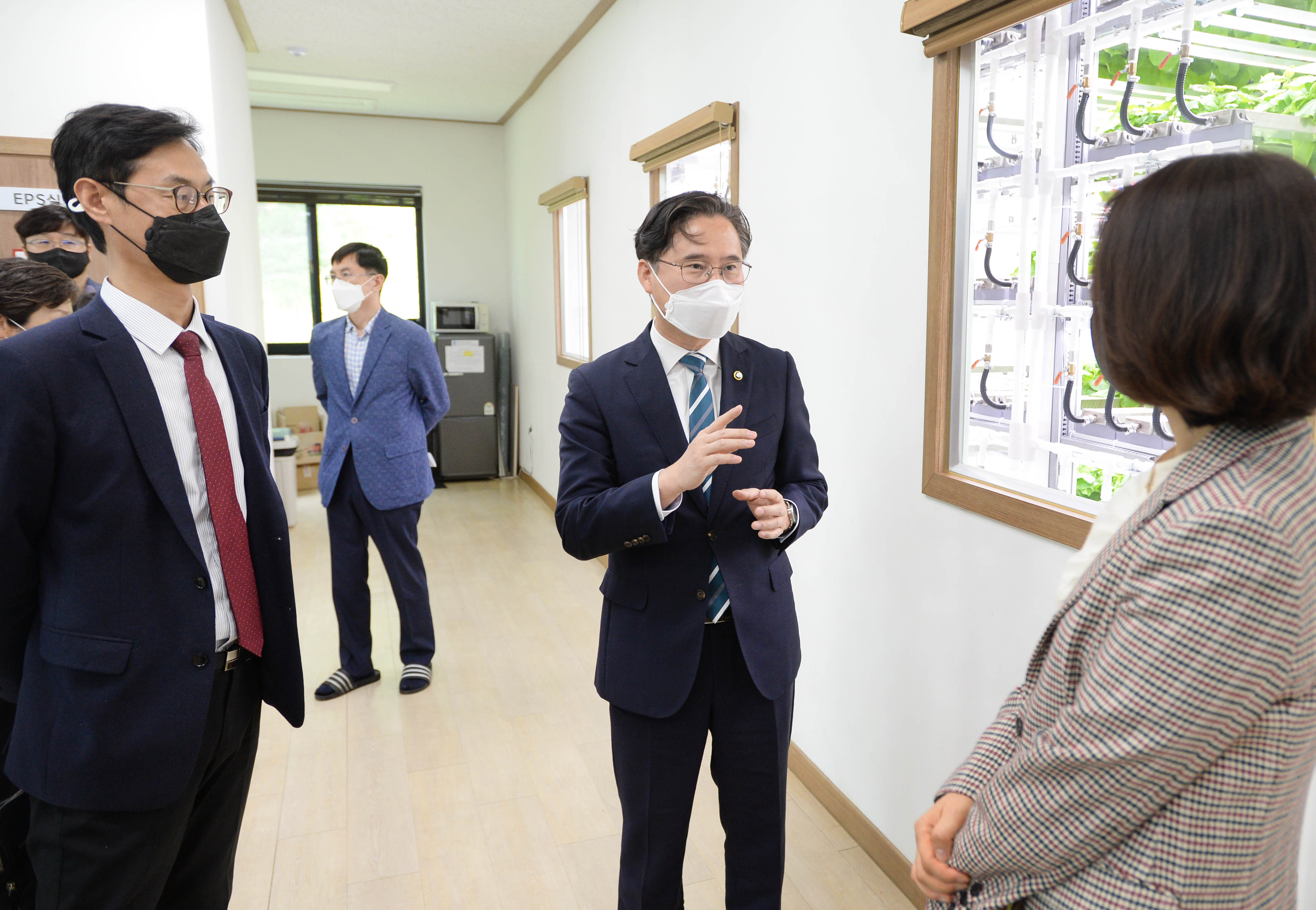 동물용 의약품 제조기업인 바이오앱 현장방문 4