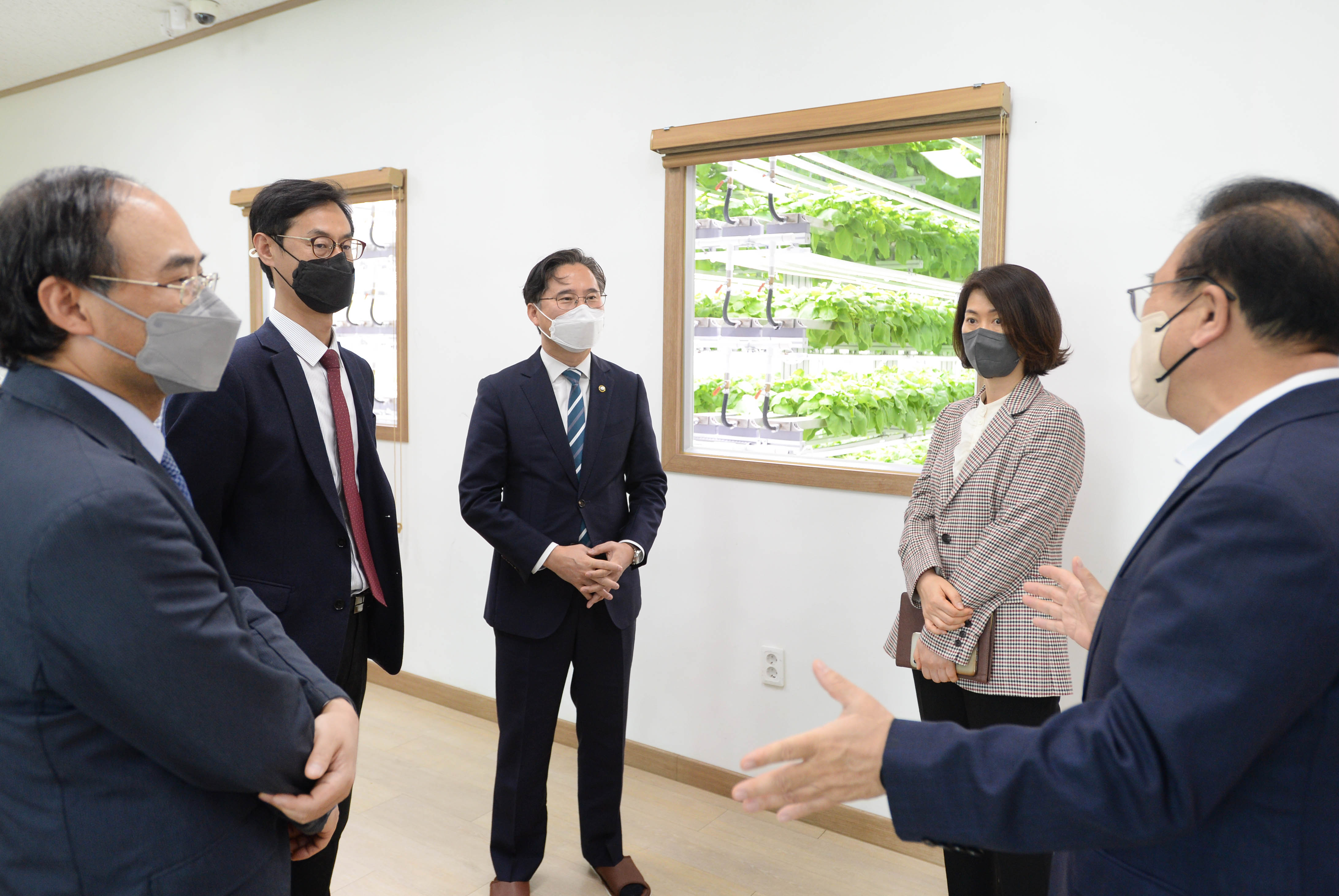 동물용 의약품 제조기업인 바이오앱 현장방문 3