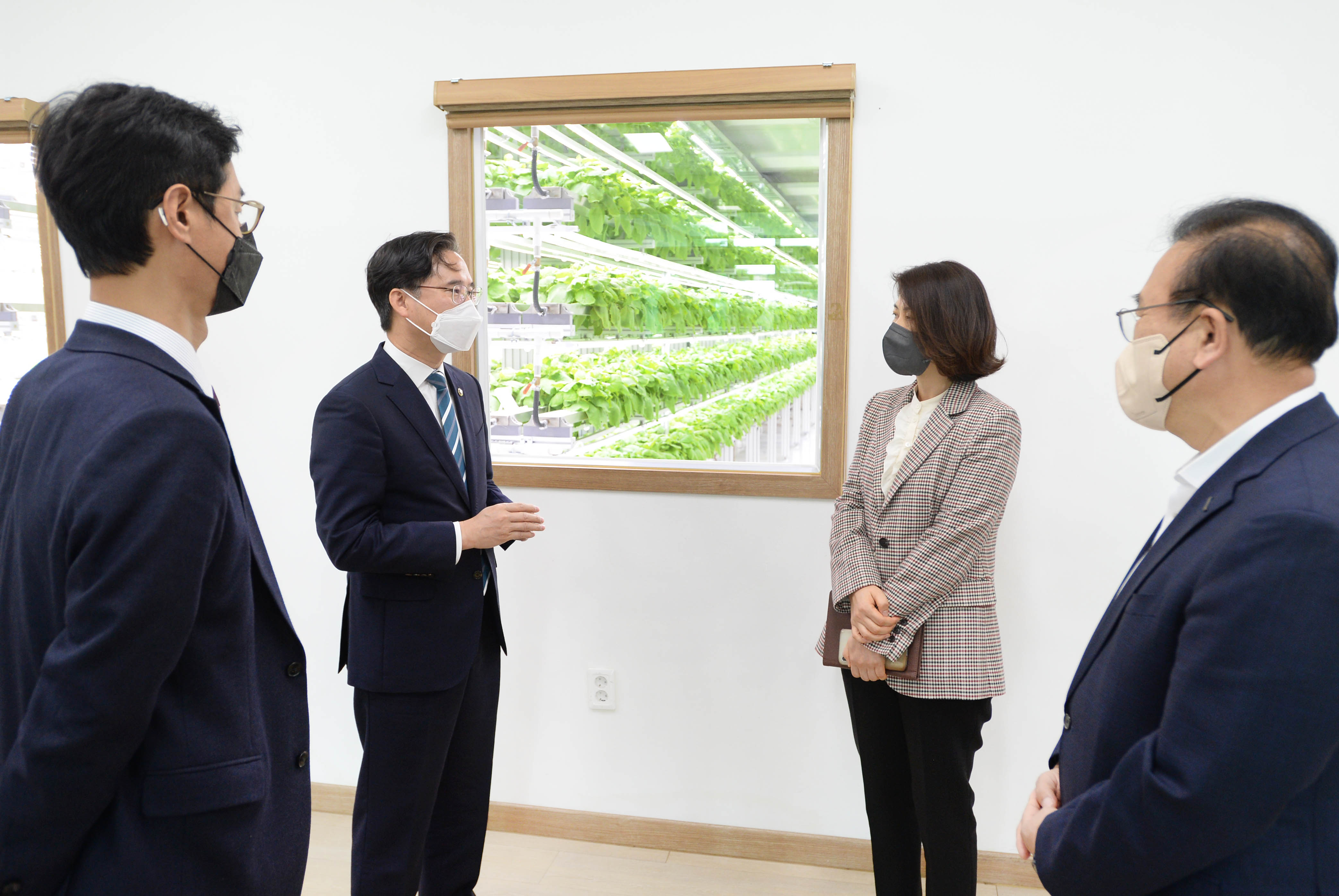 동물용 의약품 제조기업인 바이오앱 현장방문 5