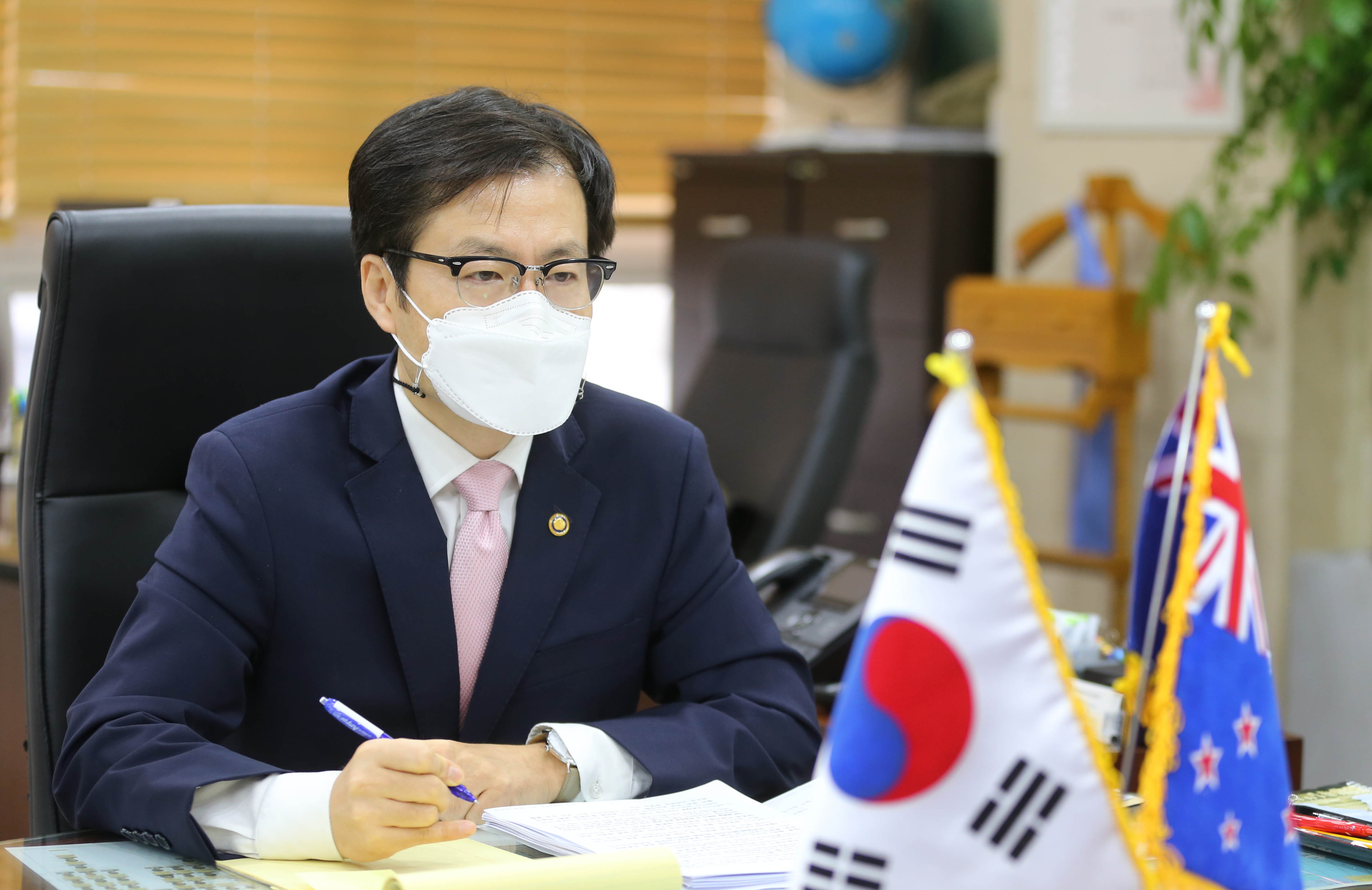 뉴질랜드 통상장관 유선회의 3