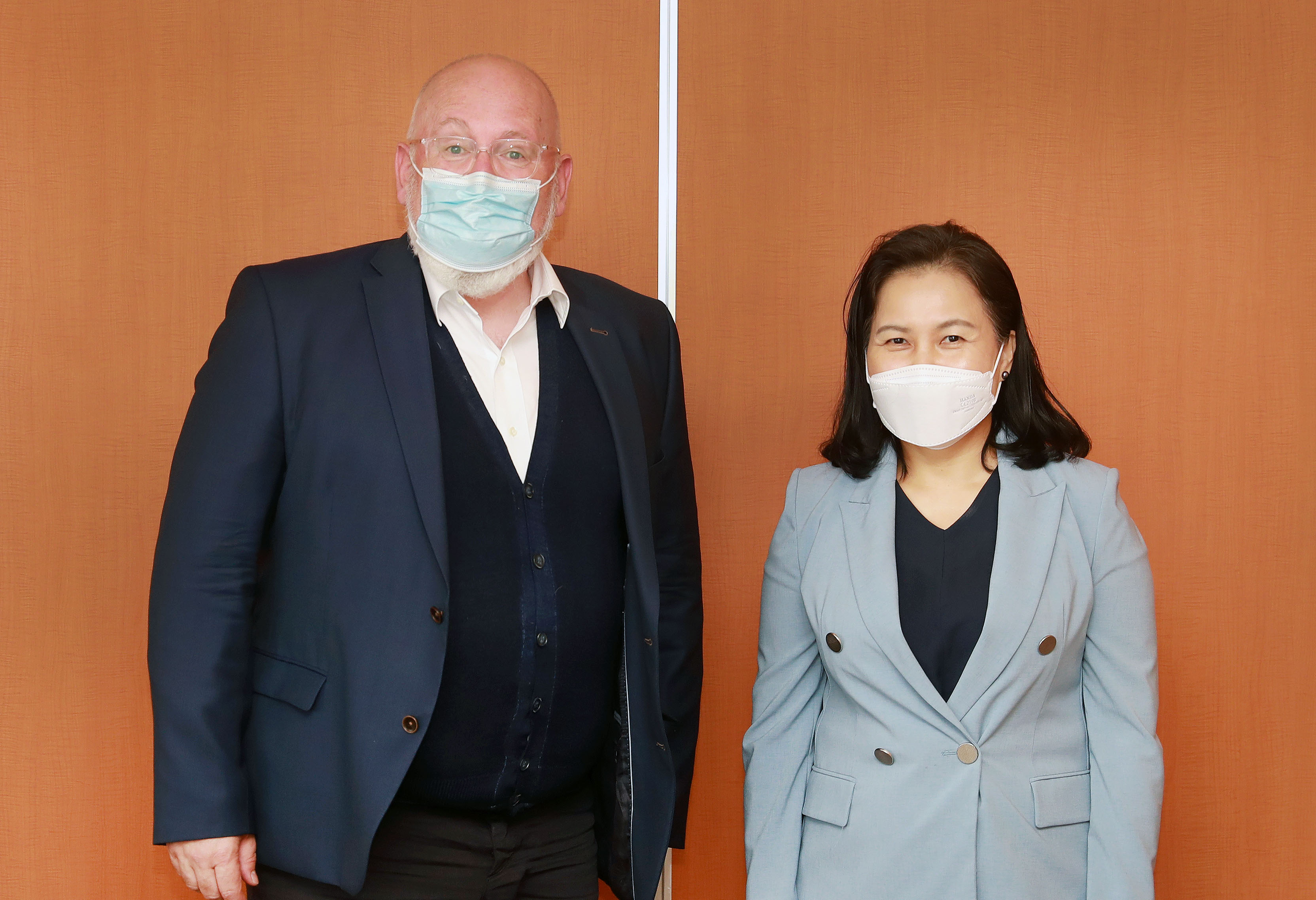 프란스 티머만스 EU 그린딜 수석 부집행위원장 오찬 면담 2