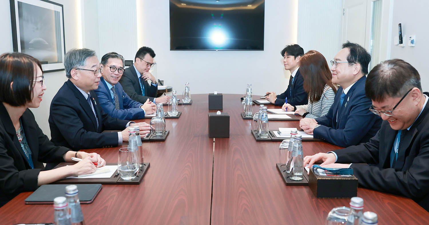 싱가폴 통상산업부 장관 면담 3