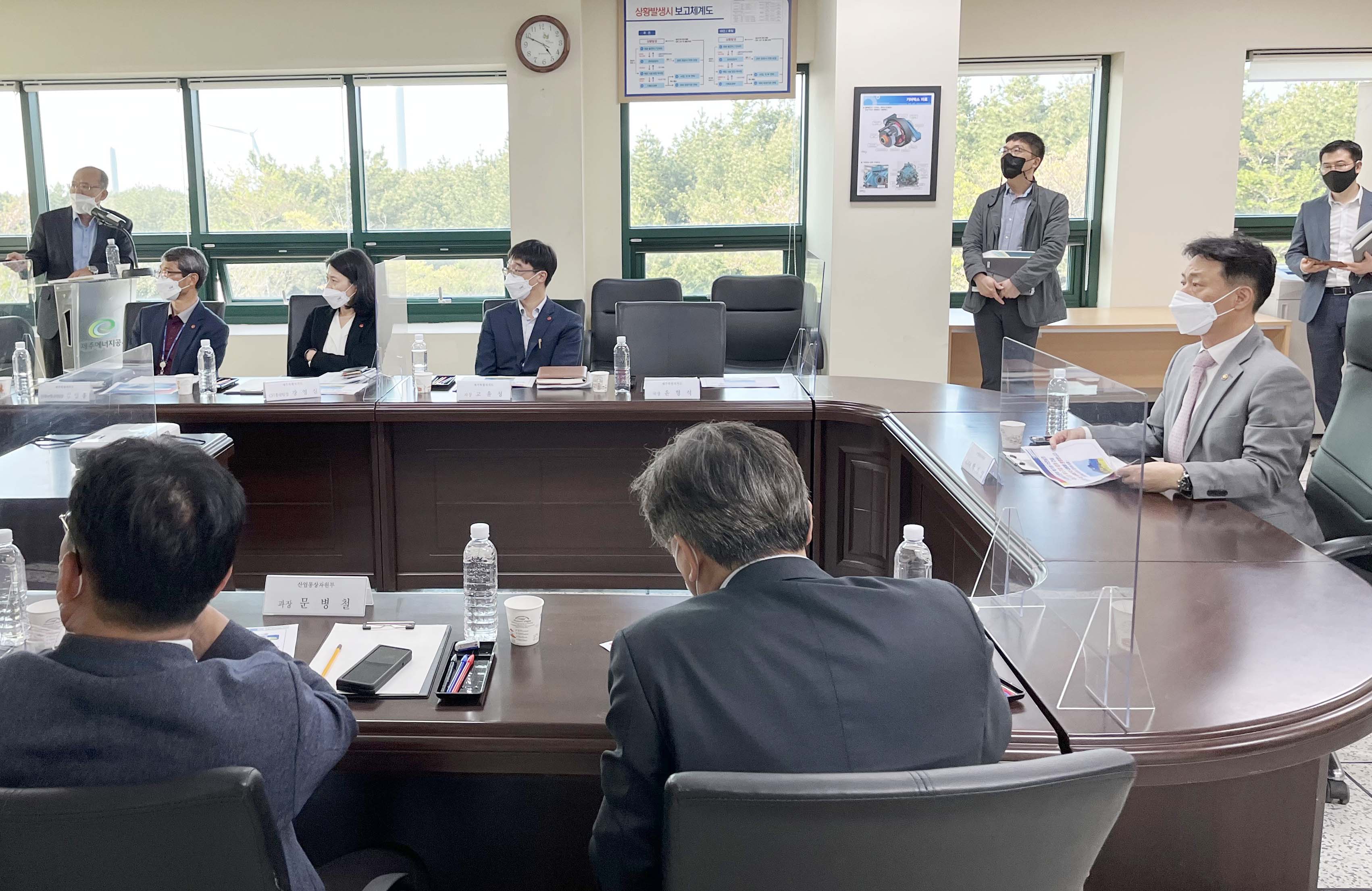 제주 동복·북촌 풍력발전단지 현장방문 3
