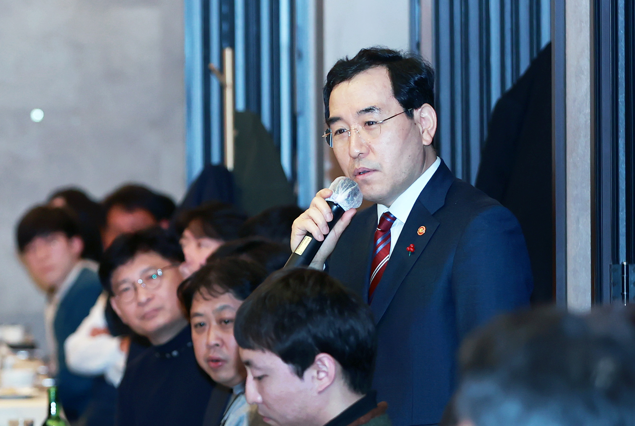 산업부 출입기자단 간담회 6