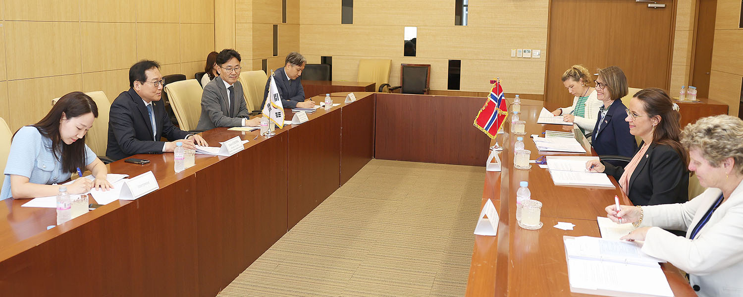 노르웨이 통상산업수산부 해양수산담당 장관 면담 2