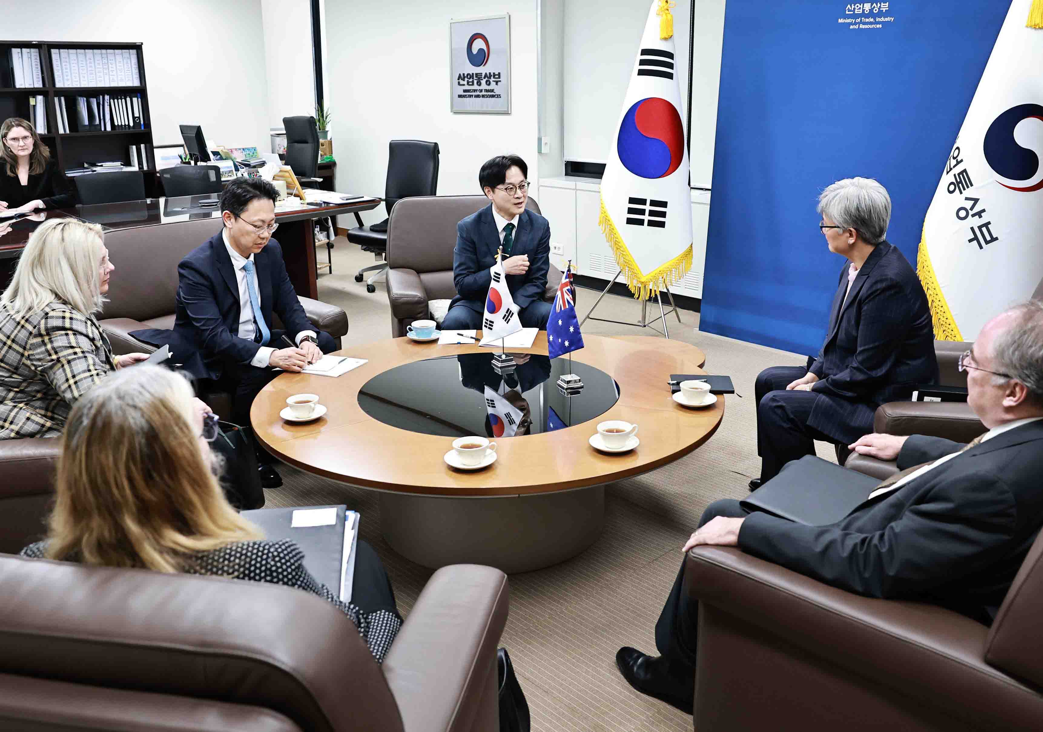 호주 외교 장관 면담 4