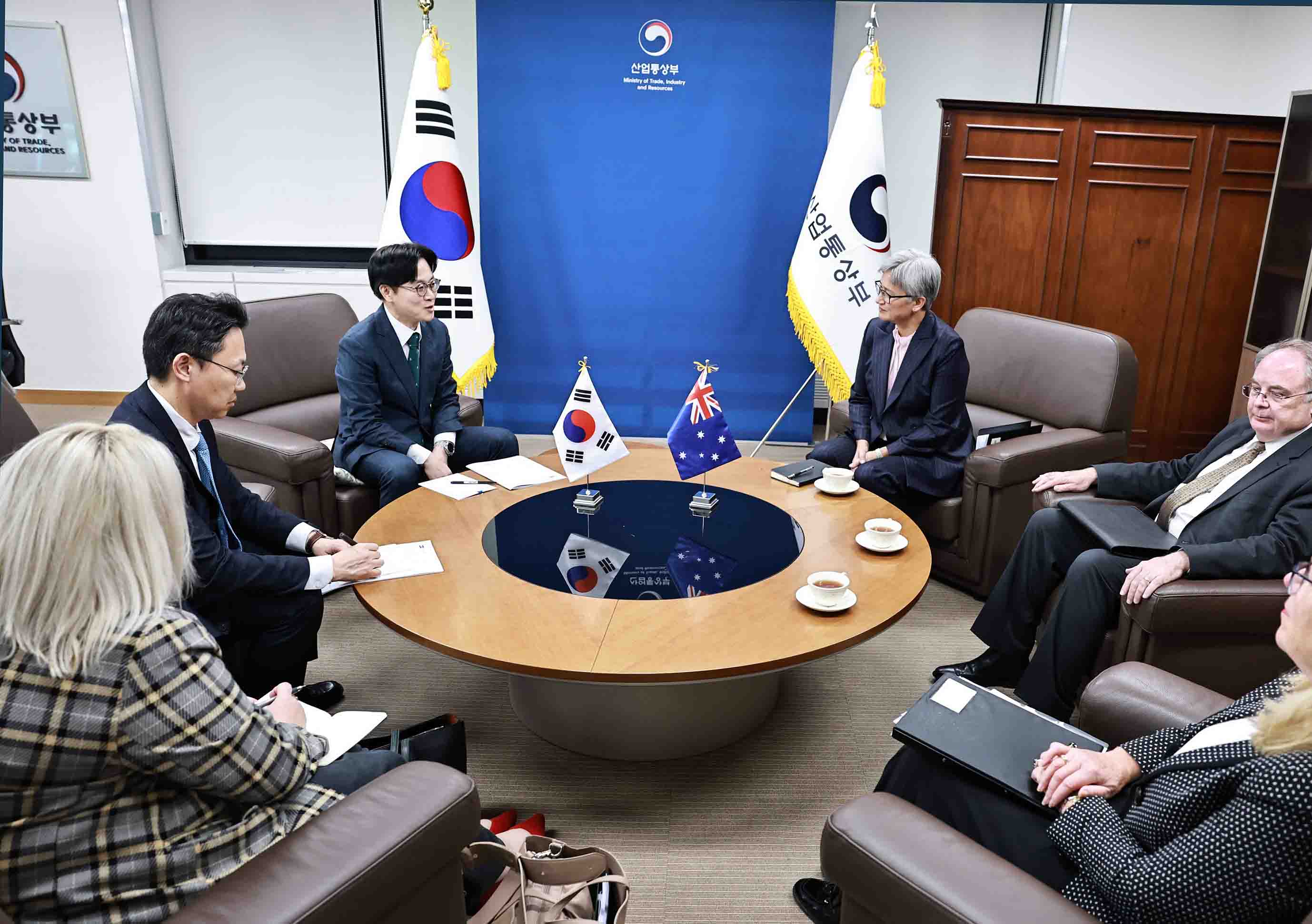 호주 외교 장관 면담 3