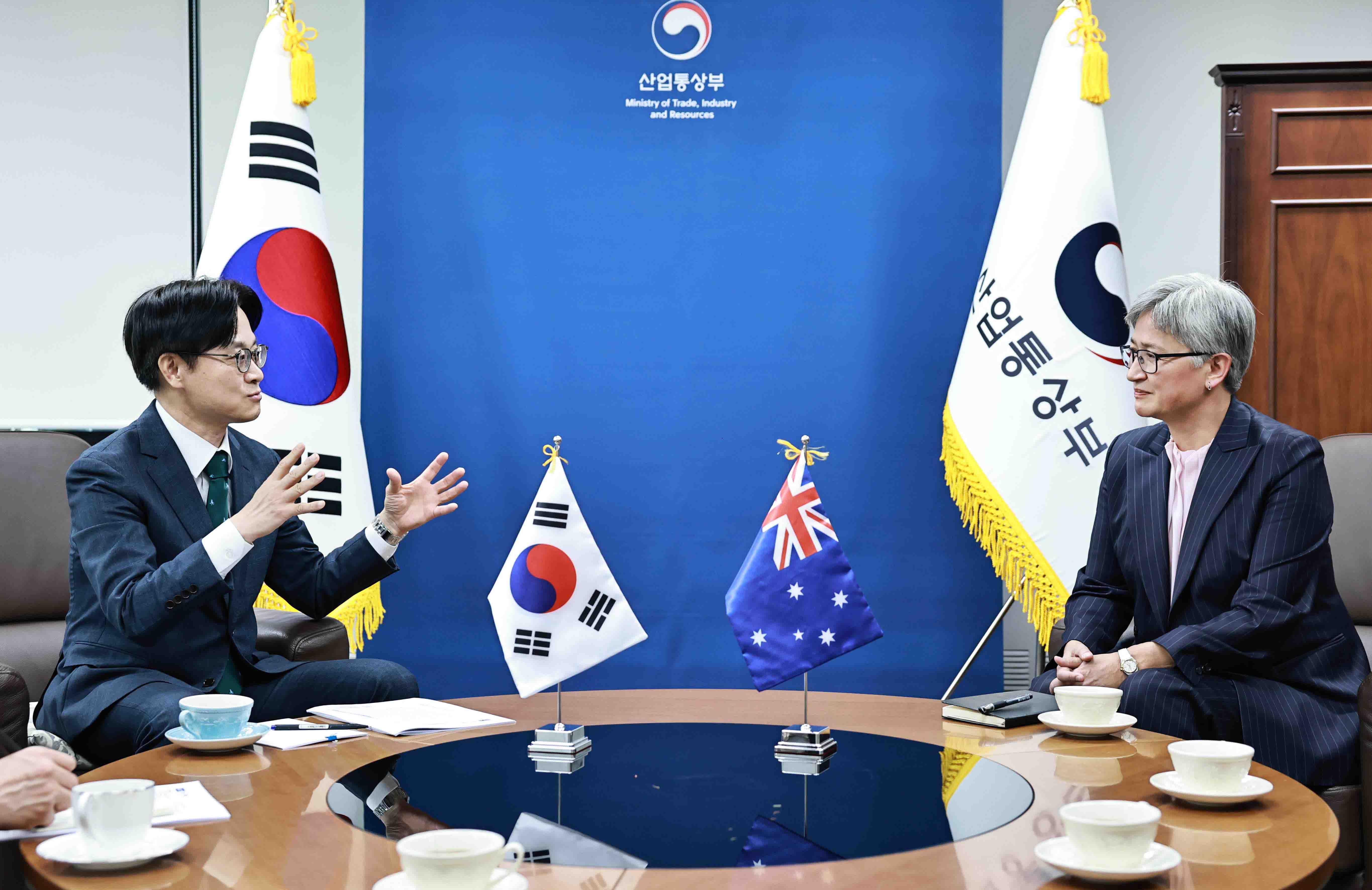 호주 외교 장관 면담 2