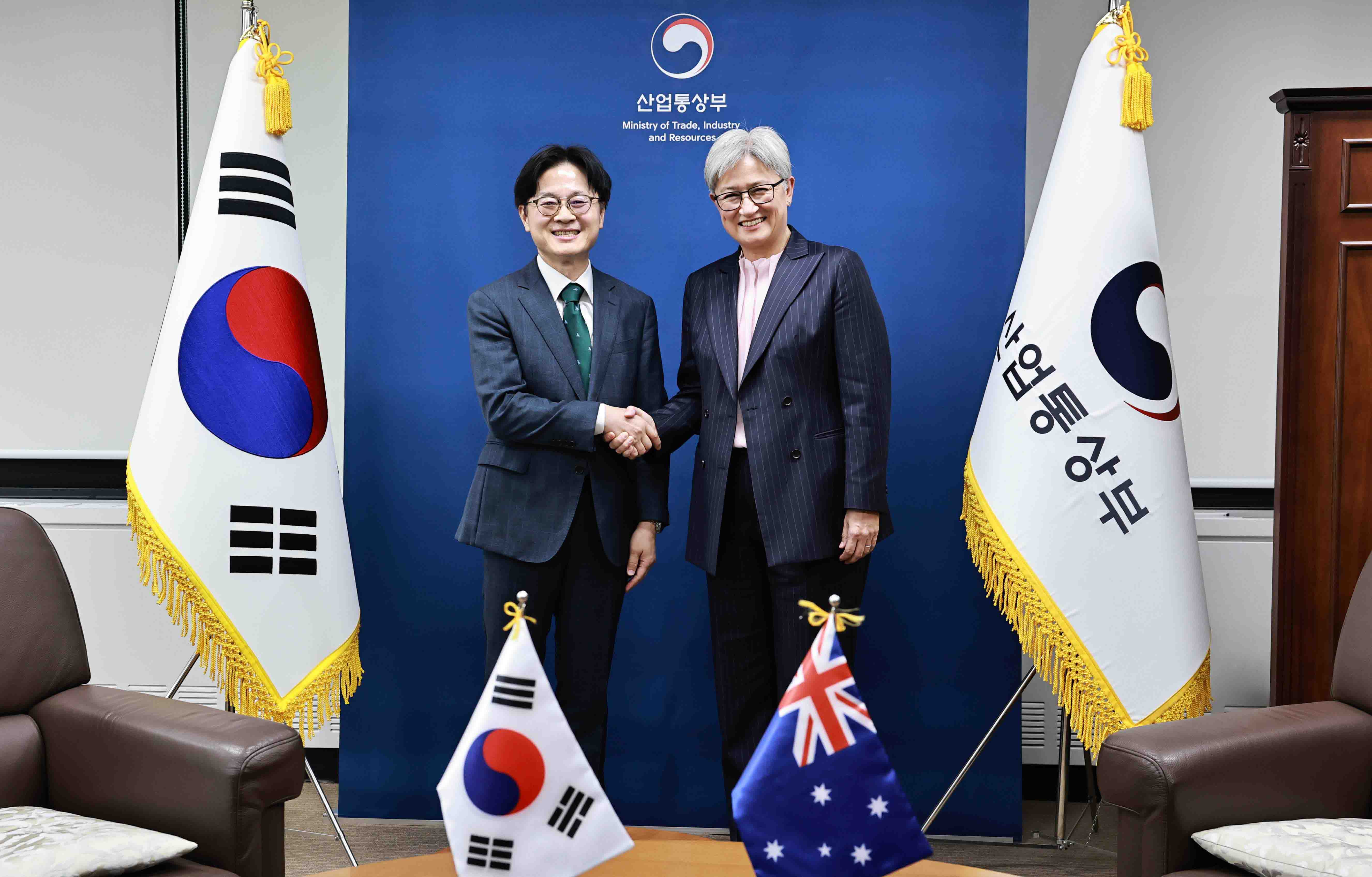 호주 외교 장관 면담 1