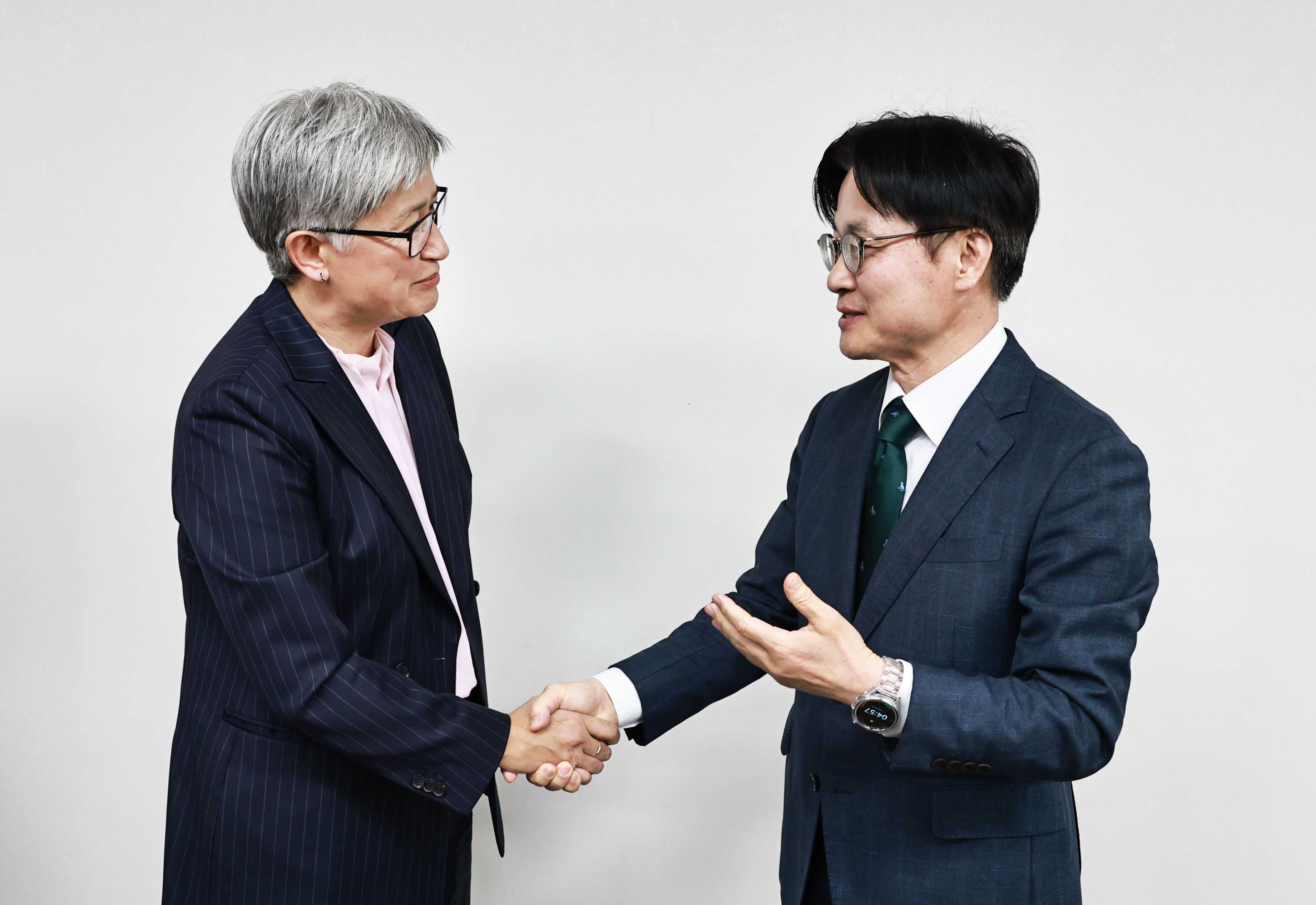 호주 외교 장관 면담 5