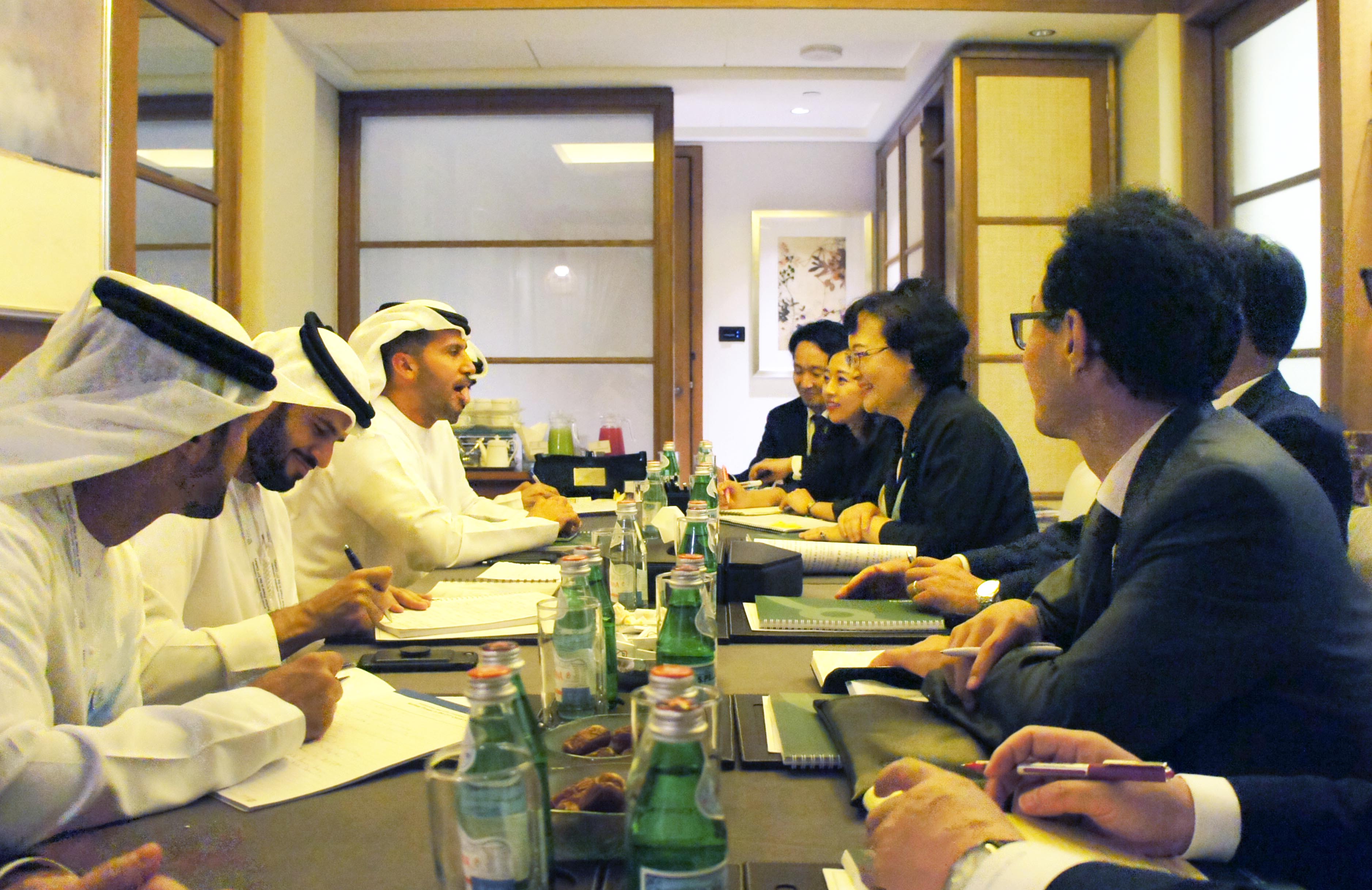 UAE원자력공사(ENEC) 사장 면담 1
