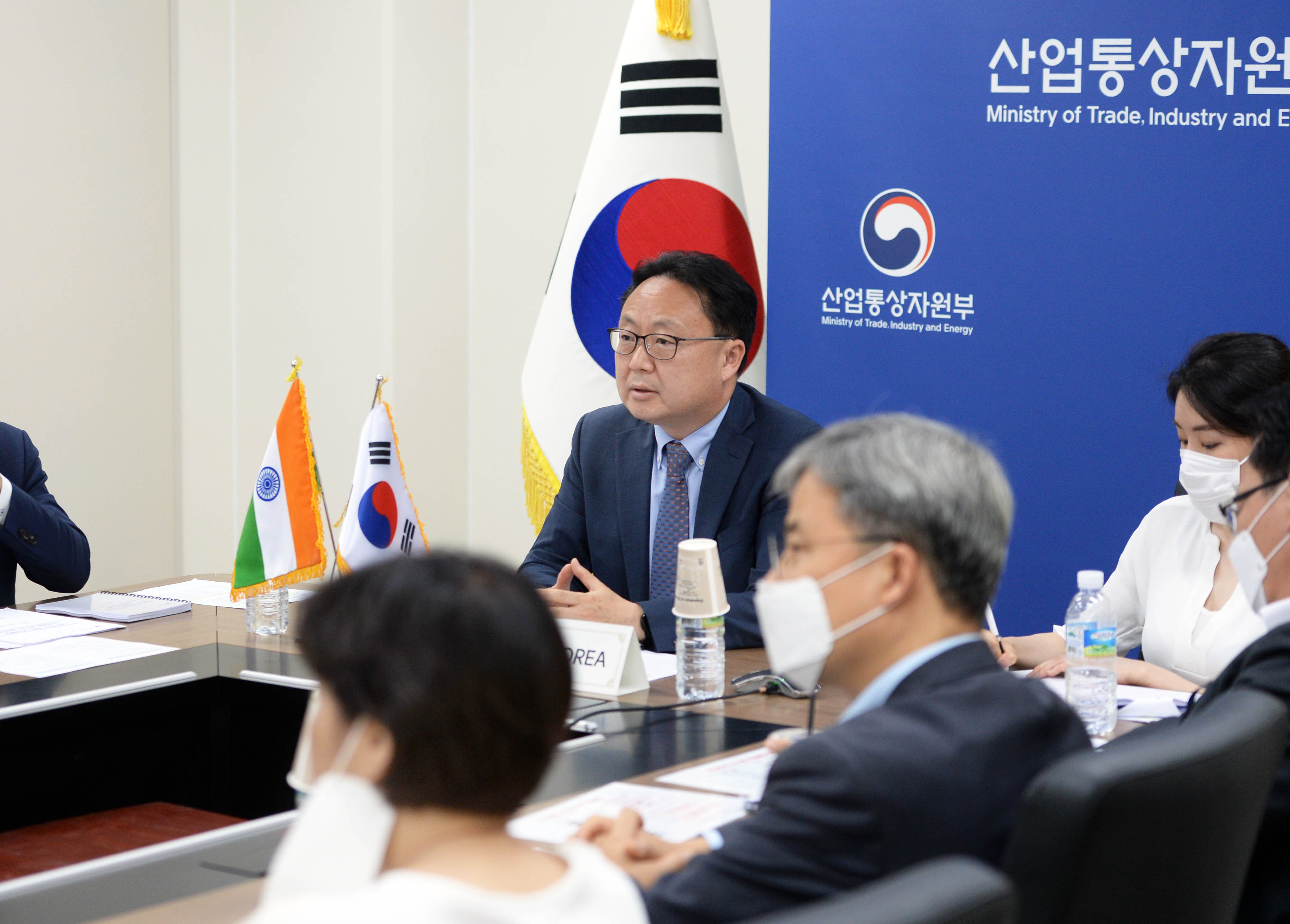 한-인도 CEPA 개선협상 회기간 수석대표 영상회의 4