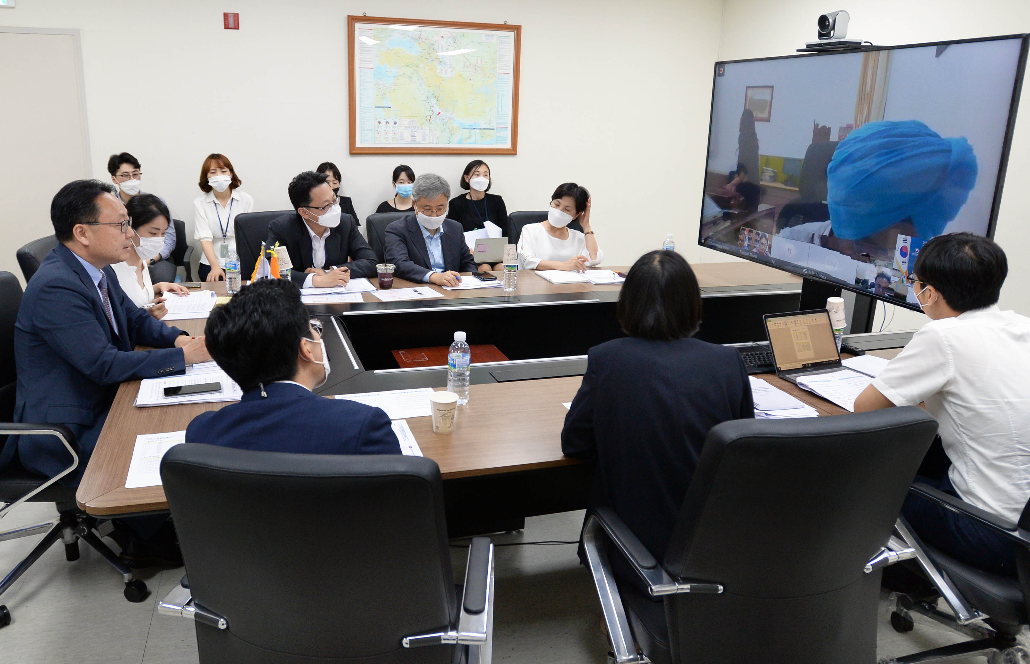 한-인도 CEPA 개선협상 회기간 수석대표 영상회의 2