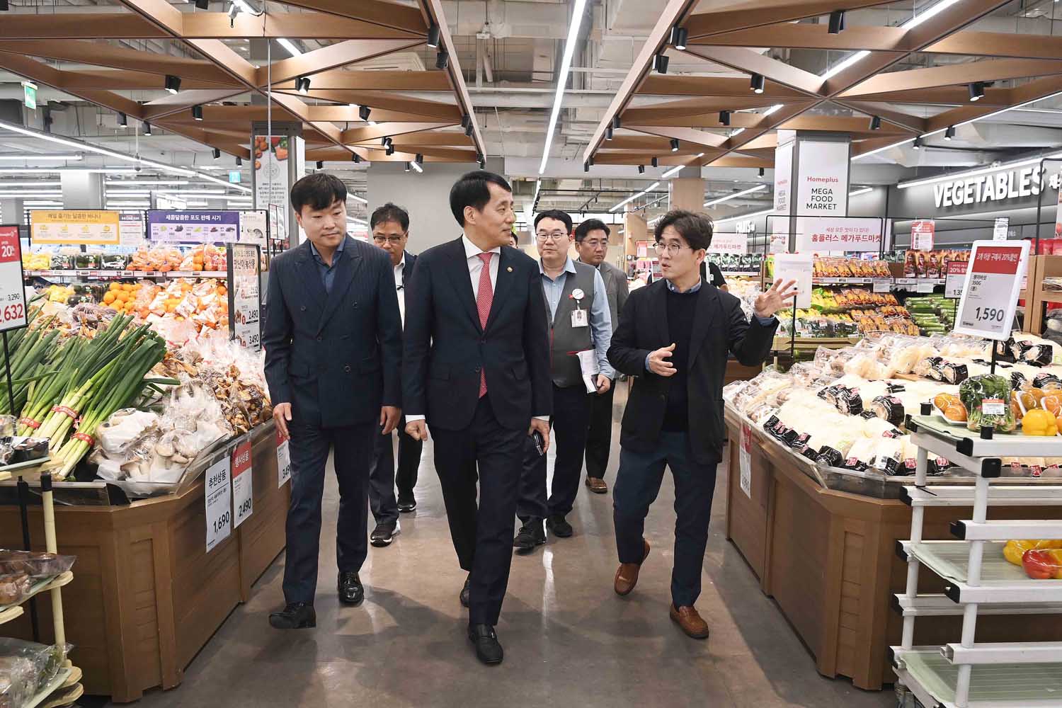 산업부 기동대 1호 대전 홈플러스 현장방문 1