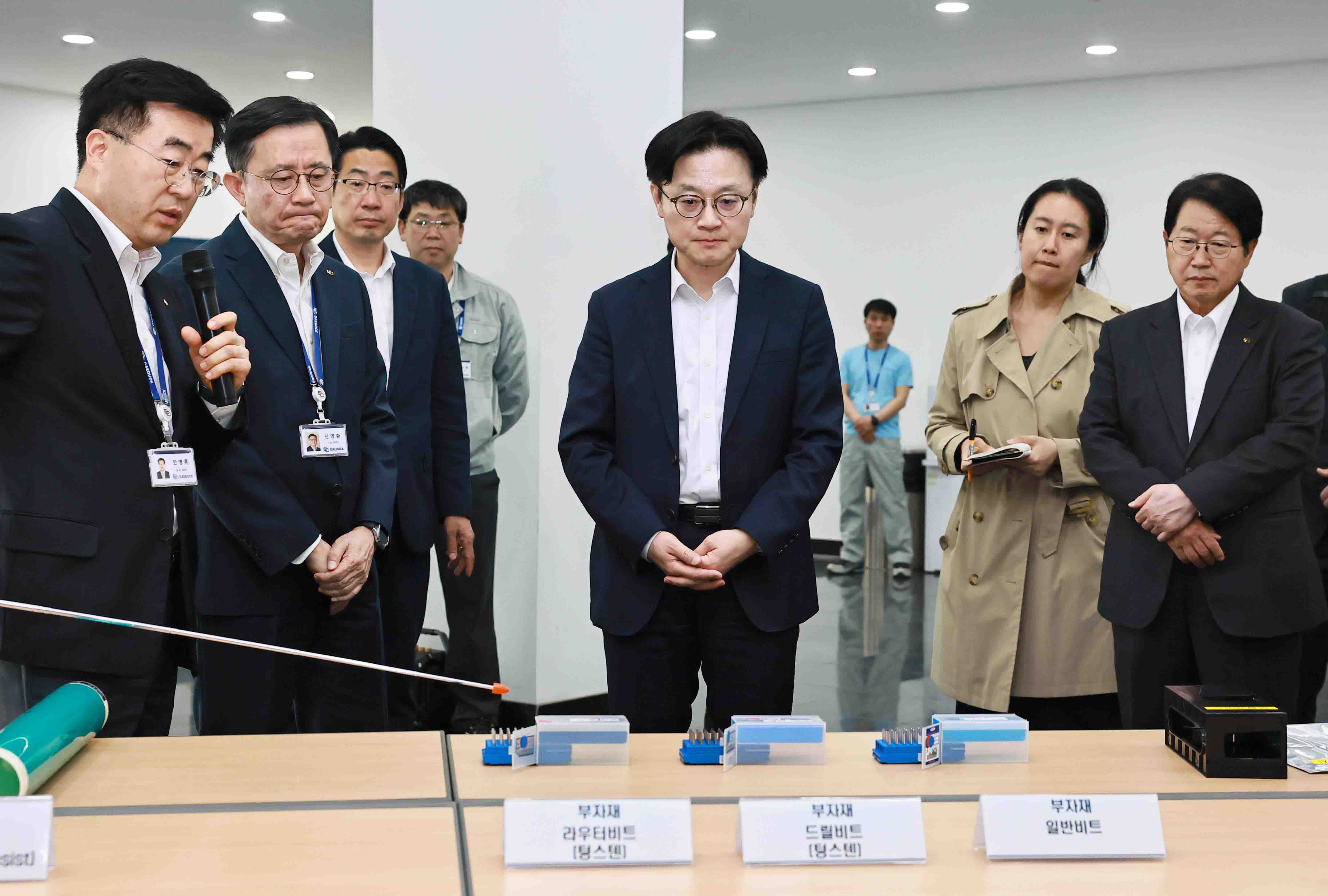 반도체 패키 소재 생산 기업인 대덕전자 현장방문 4