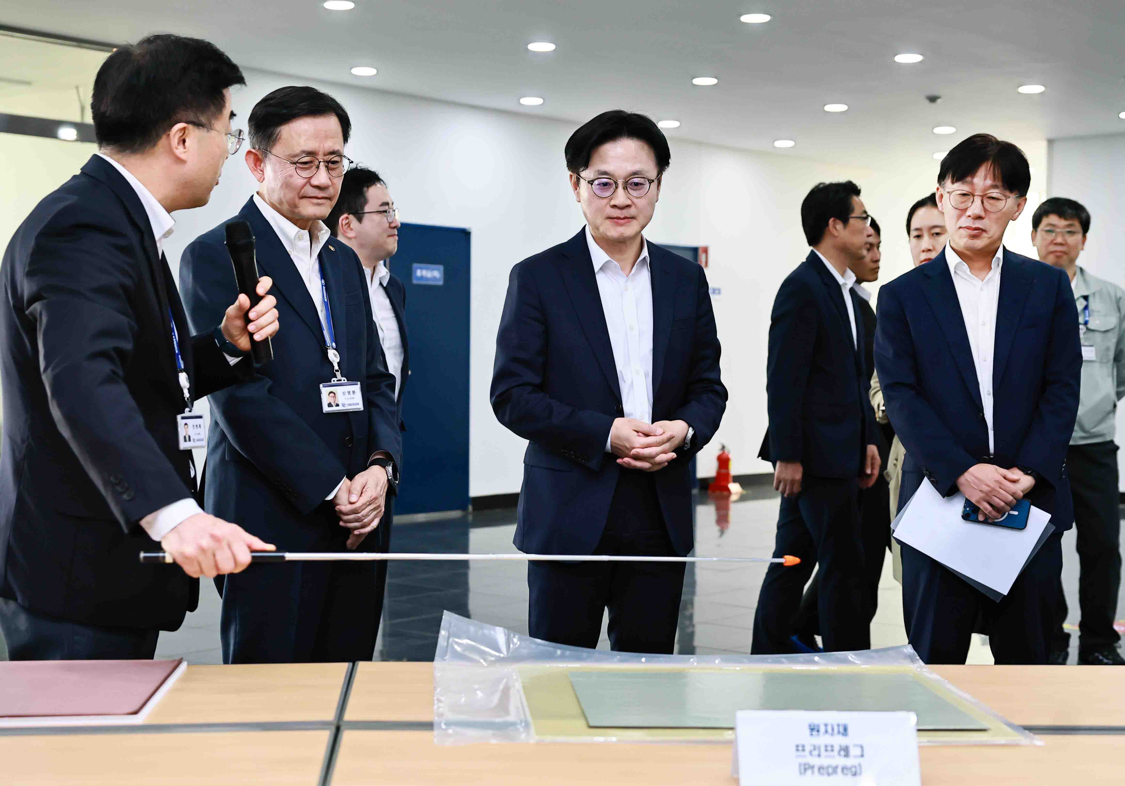 반도체 패키 소재 생산 기업인 대덕전자 현장방문 6