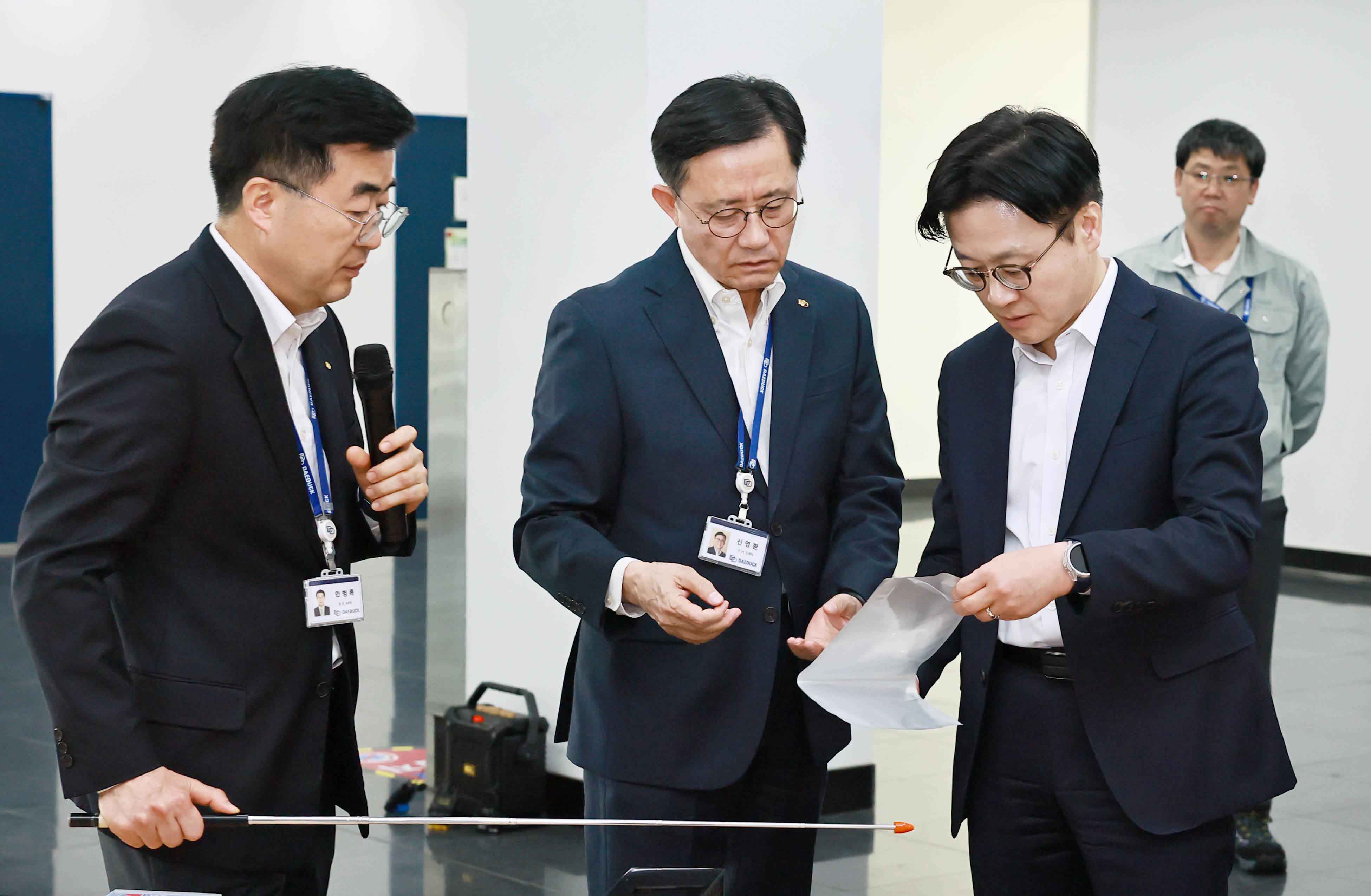 반도체 패키 소재 생산 기업인 대덕전자 현장방문 5