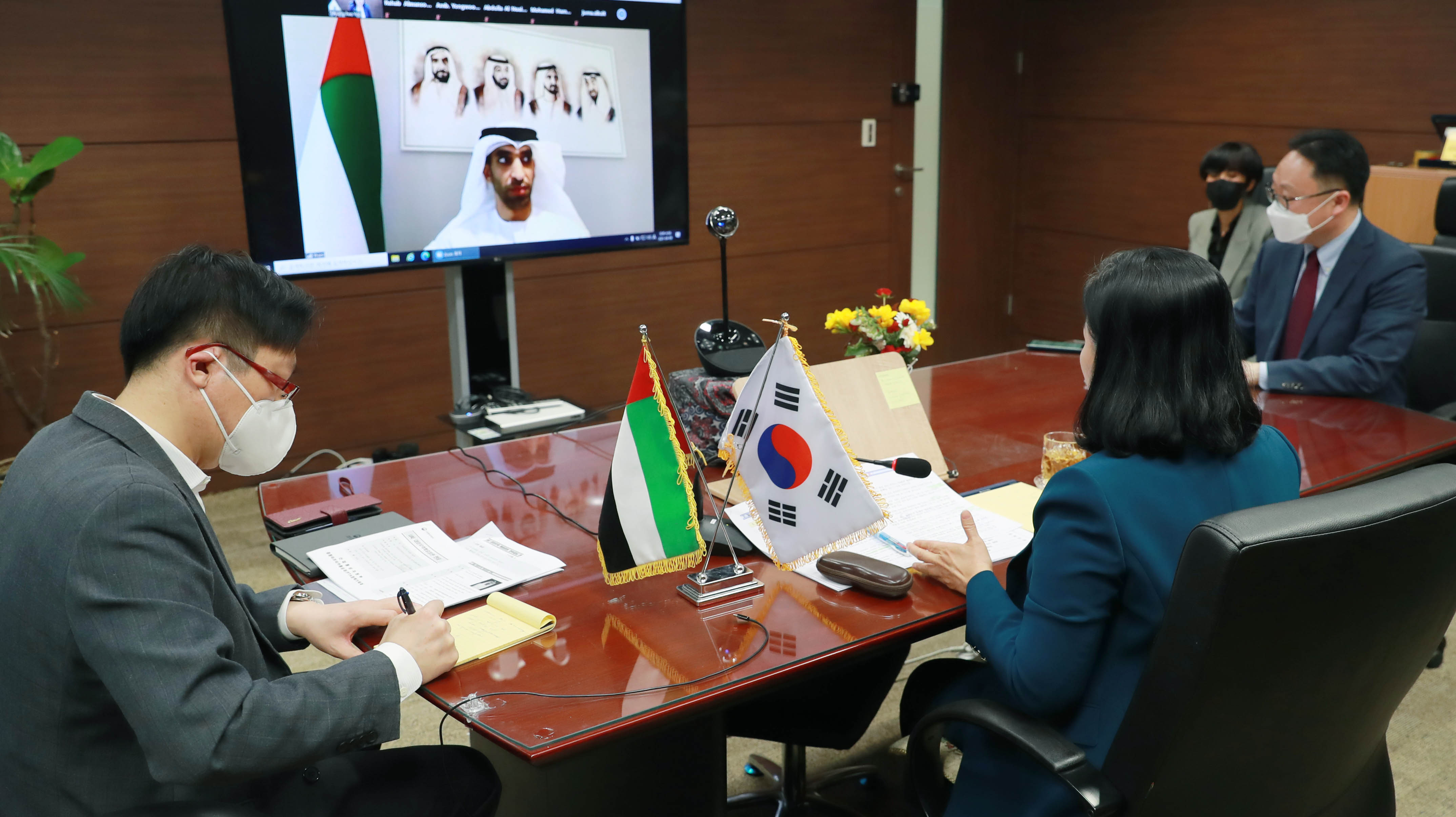 한-UAE 통상장관 화상회담 6
