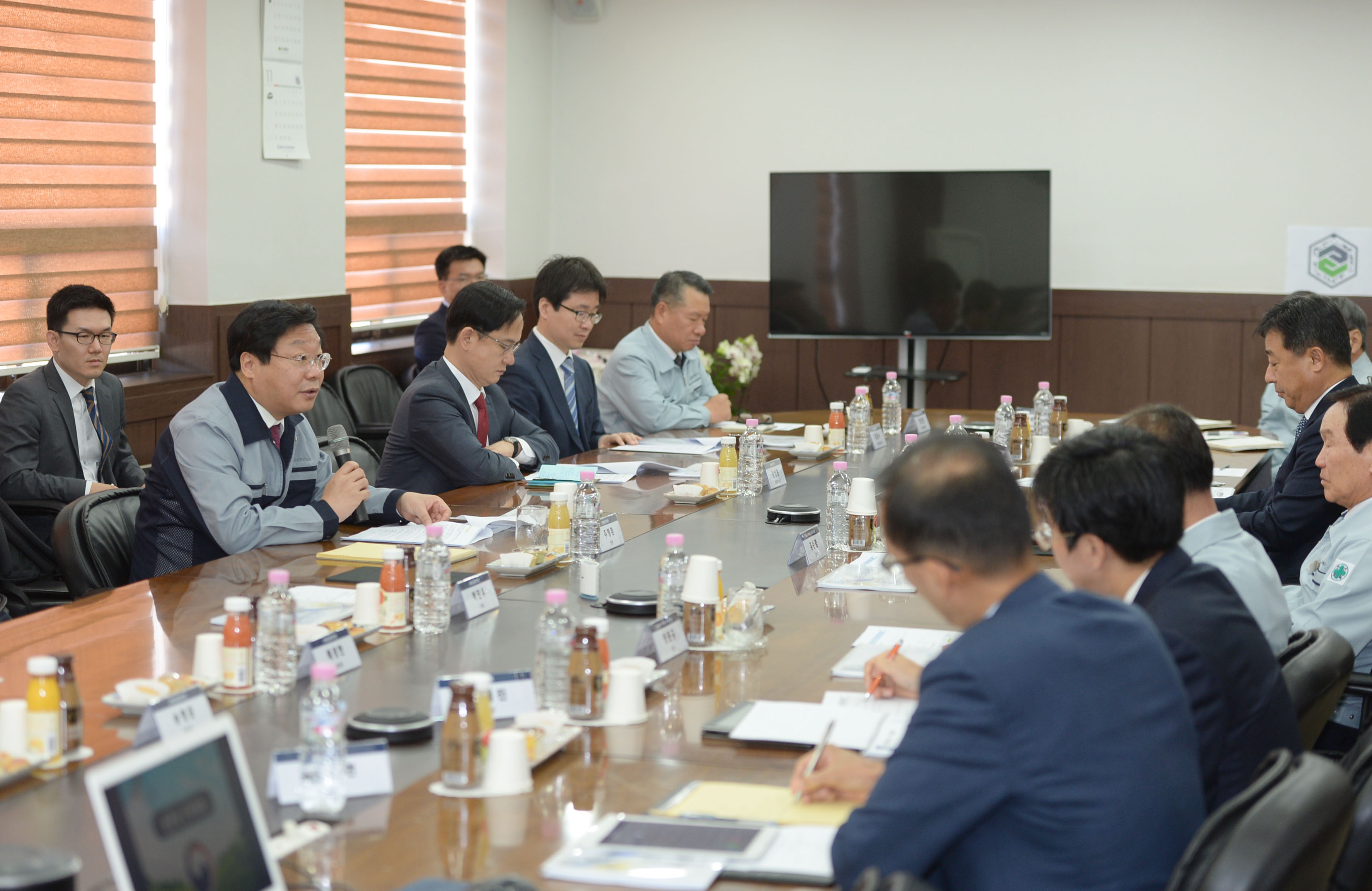 스마트공장 구축 중인 동양피스톤 현장방문 5
