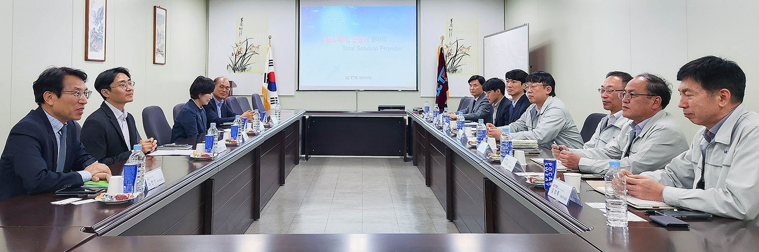 경북지역 제조기업인 엘씨텍 현장방문 3