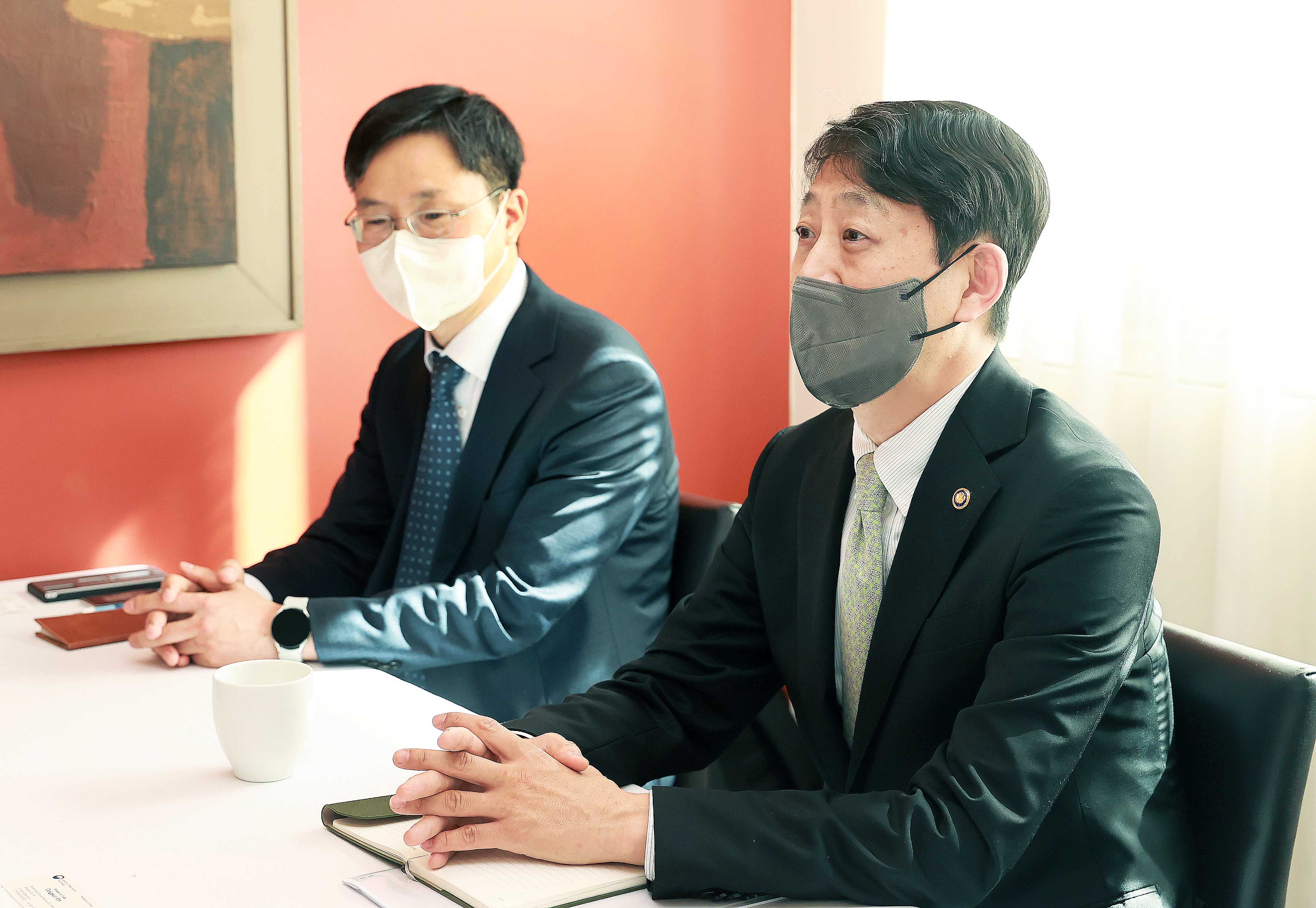미국 인플레이션 감축법(IRA) 대응협력 주한 EU·스웨덴·영국대사 면담 4