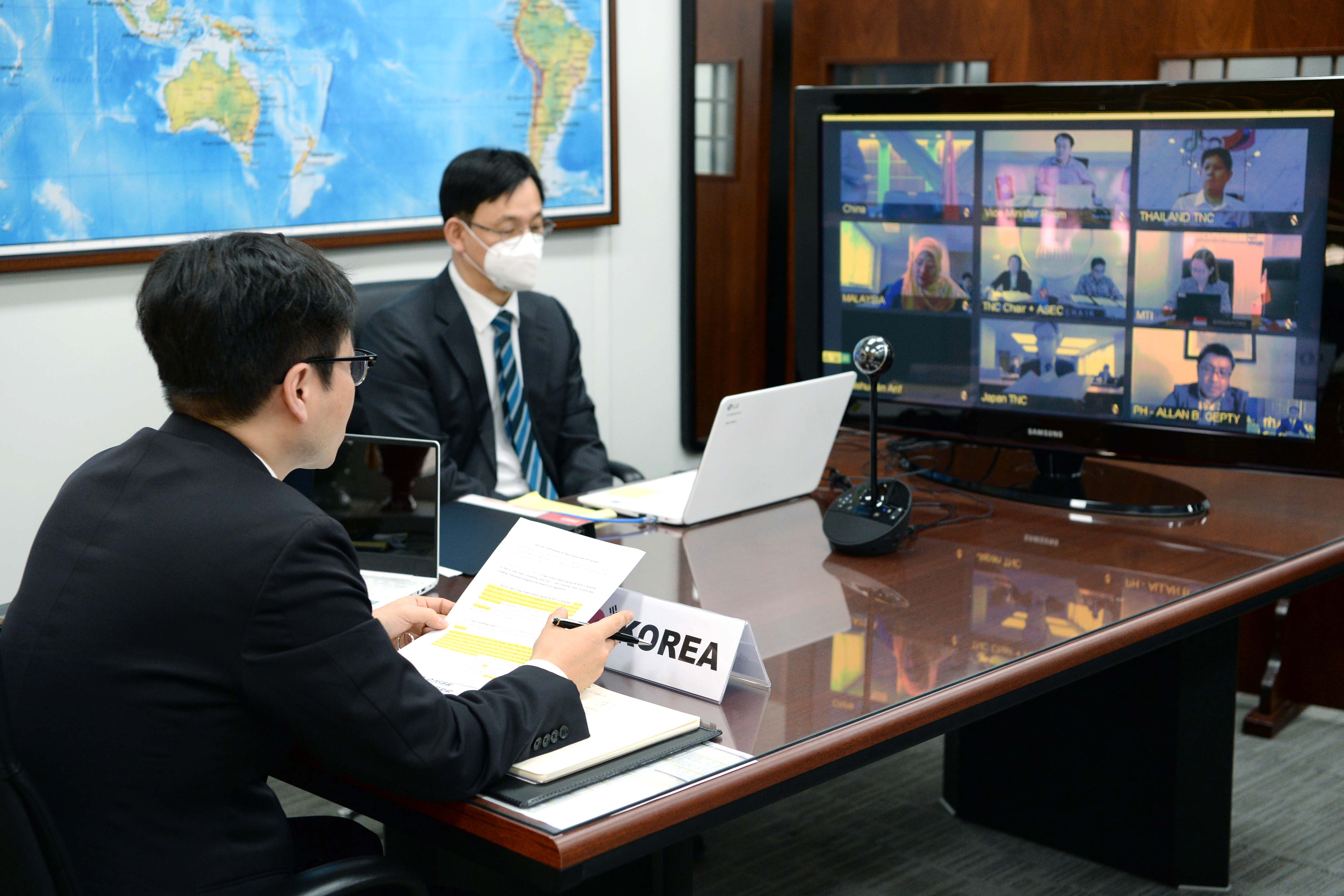 역내포괄적경제동반자협정(RCEP) 수석대표 특별 영상회의 3