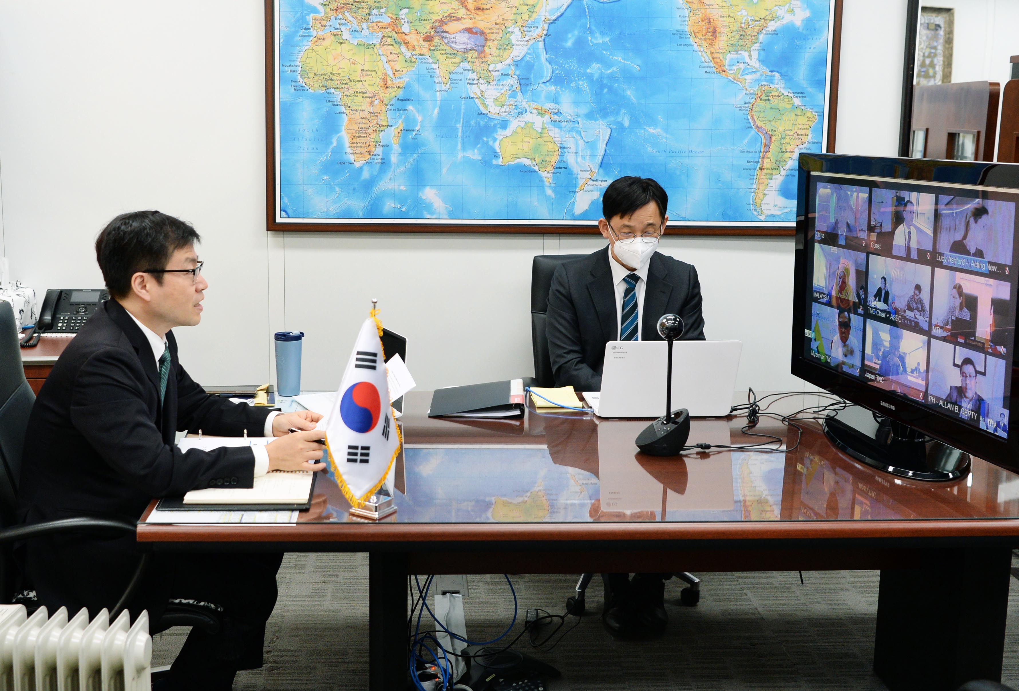 역내포괄적경제동반자협정(RCEP) 수석대표 특별 영상회의 1