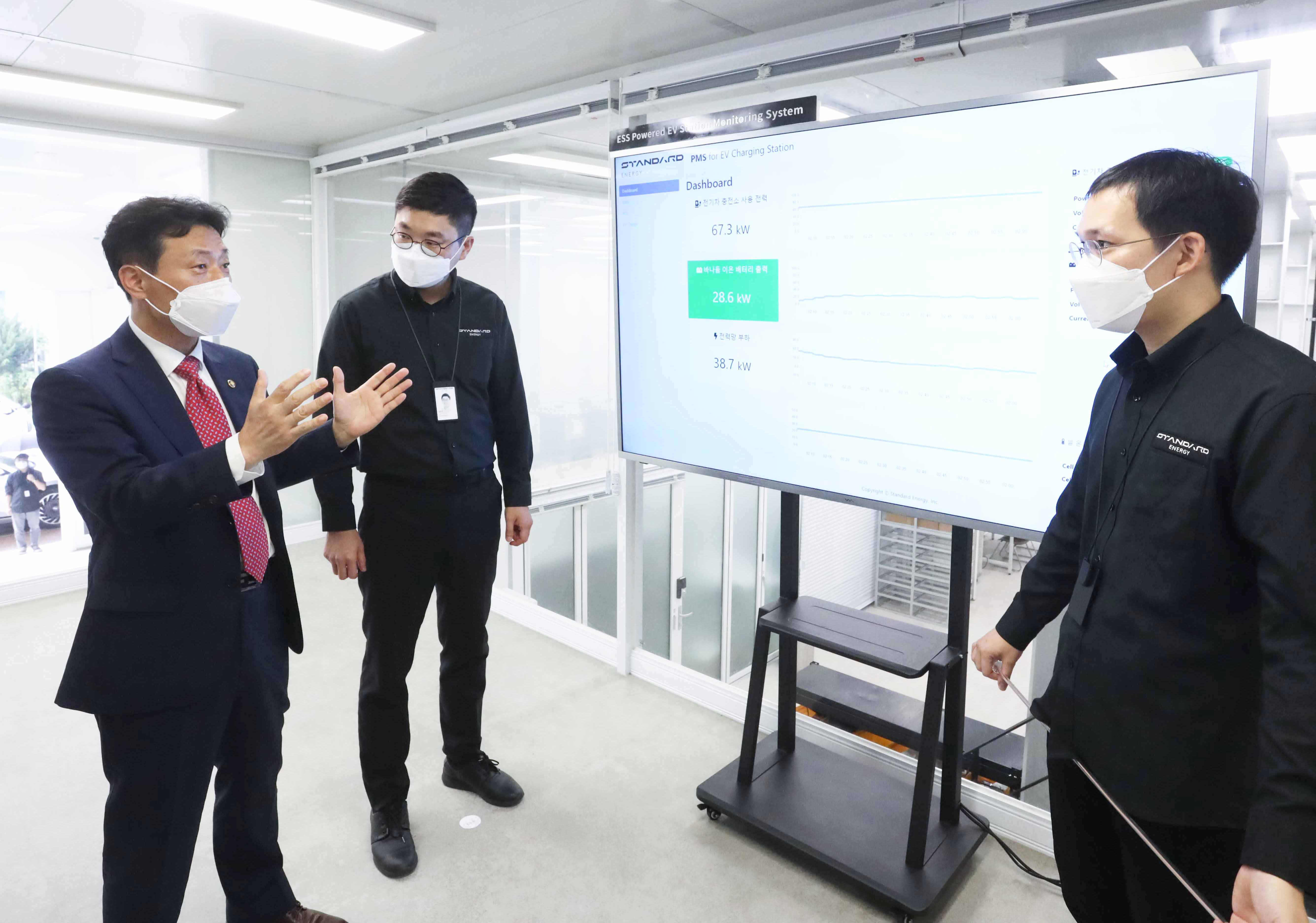 에너지혁신기업인 스탠다드에너지(주) 현장방문 2