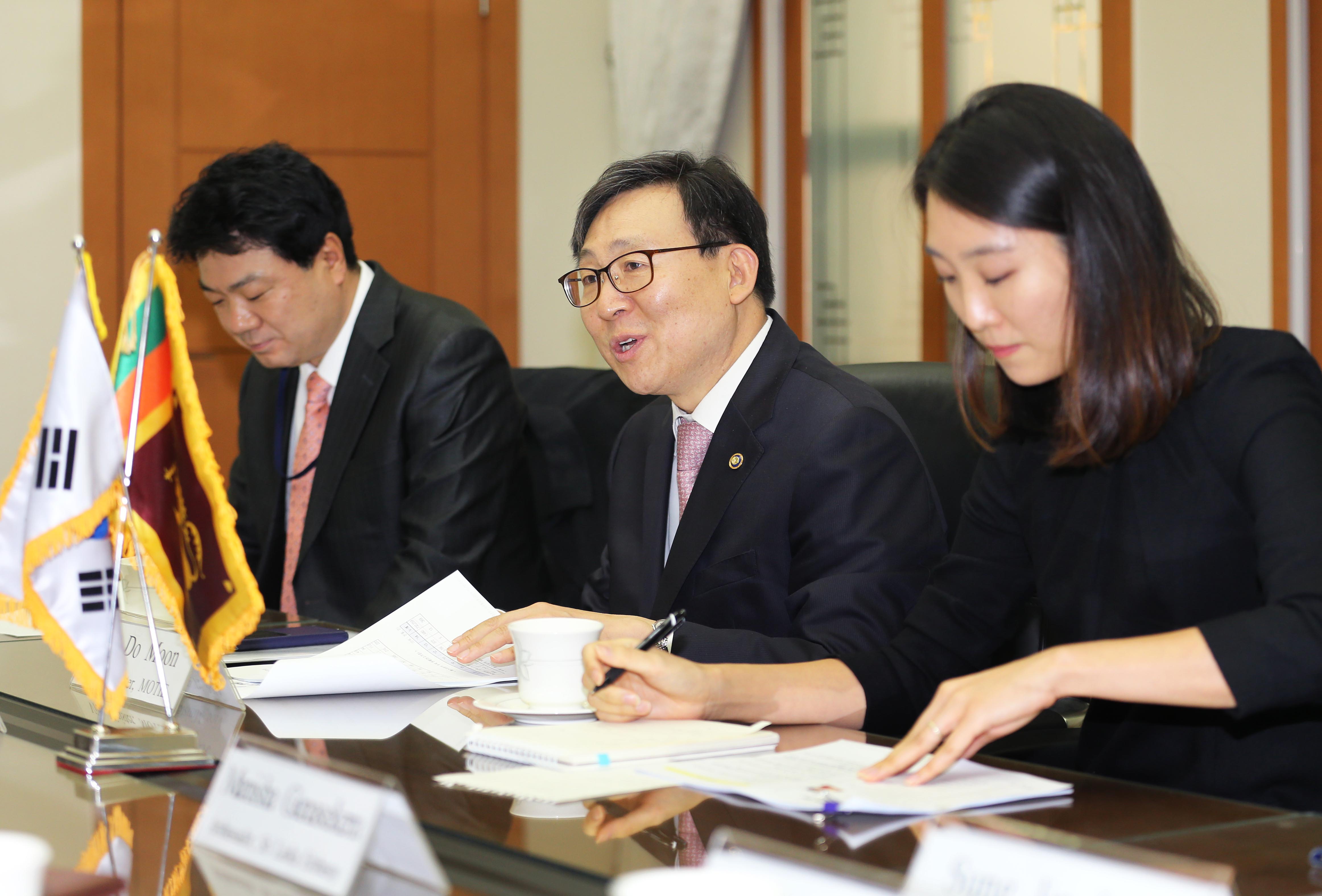 스리랑카 국제무역부 국무장관 면담 2
