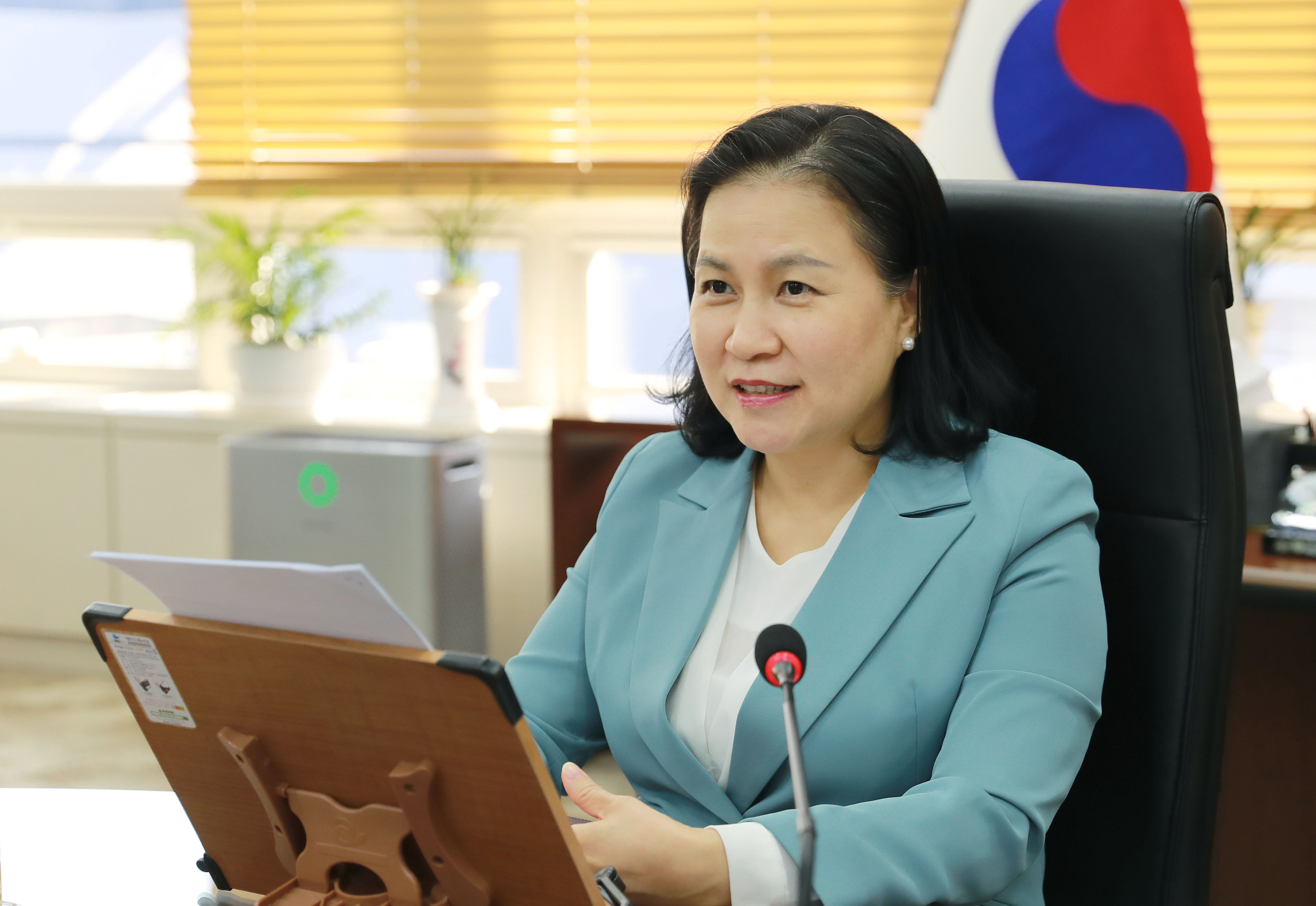세계무역기구(WTO) 사무총장 화상면담 3