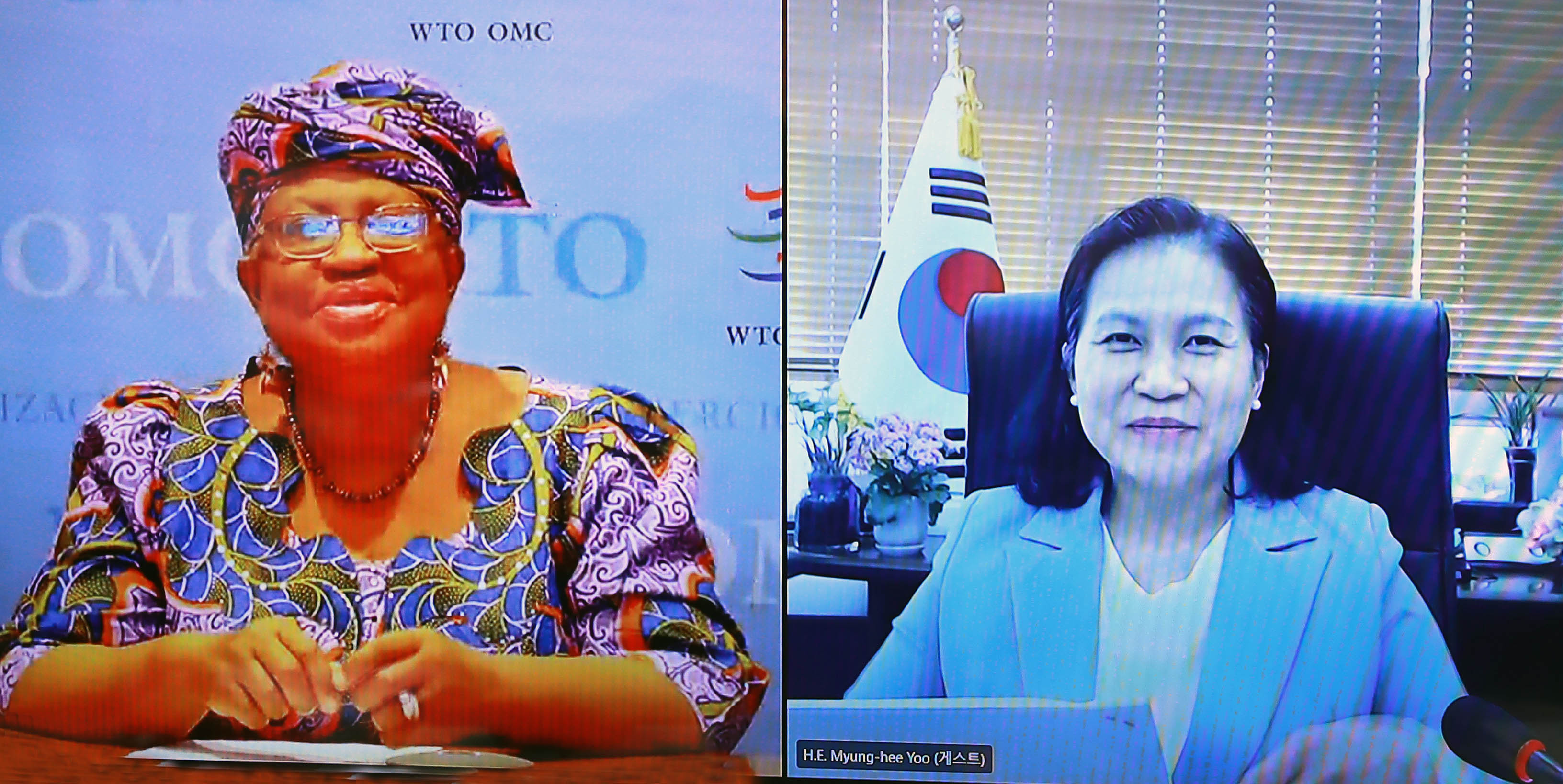 세계무역기구(WTO) 사무총장 화상면담 2
