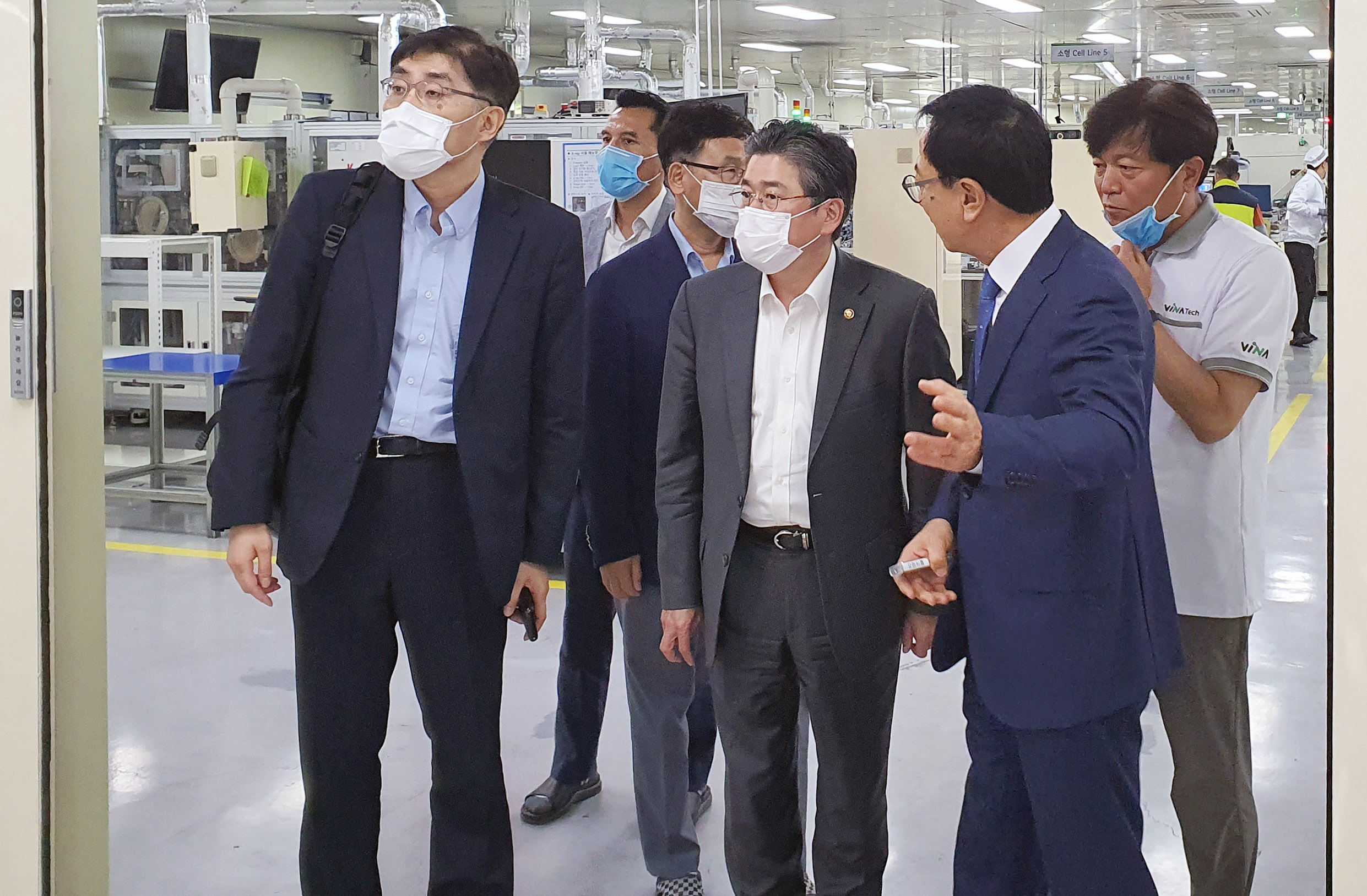 소재·부품·장비 대표기업인 비나텍 현장방문 3