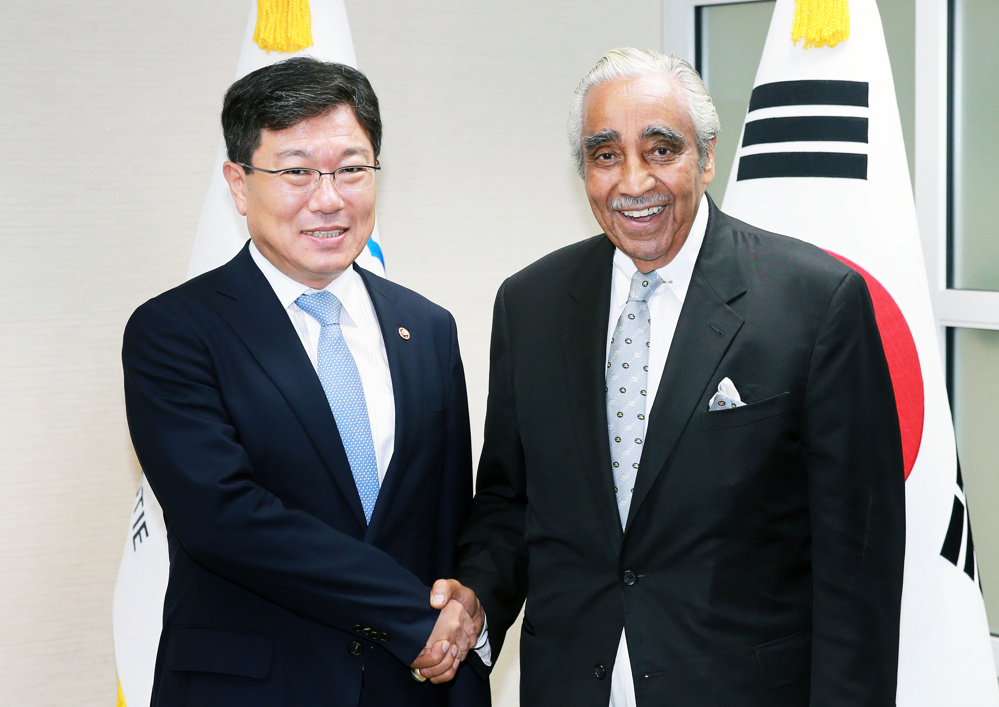 찰스 랭글 미국 하원의원 면담 1