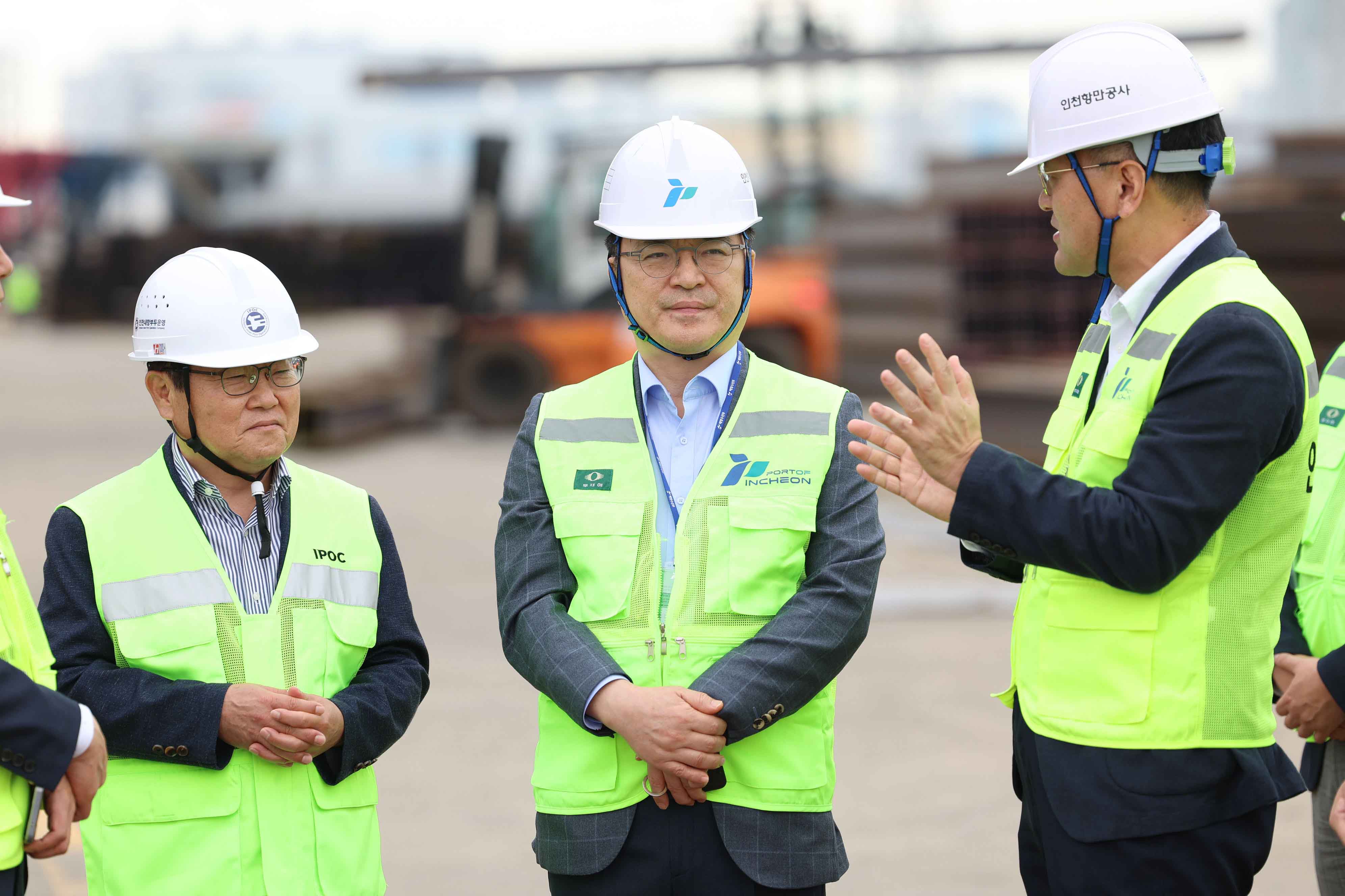 수도권 수출입 관문인 인천신항 현장방문 6
