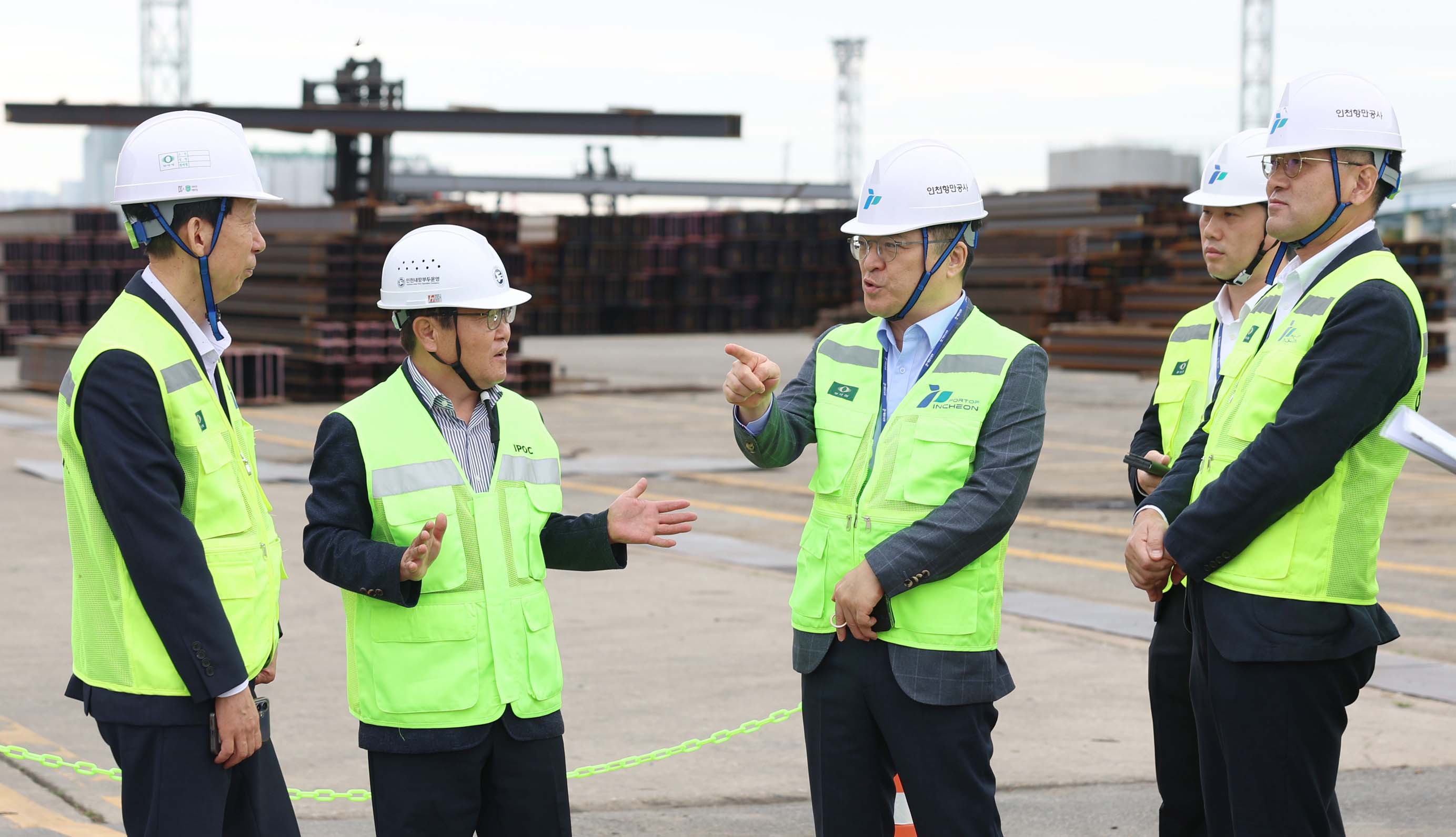 수도권 수출입 관문인 인천신항 현장방문 5