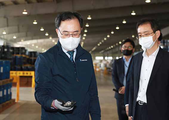 희소금속 군산비축기지 현장점검 1