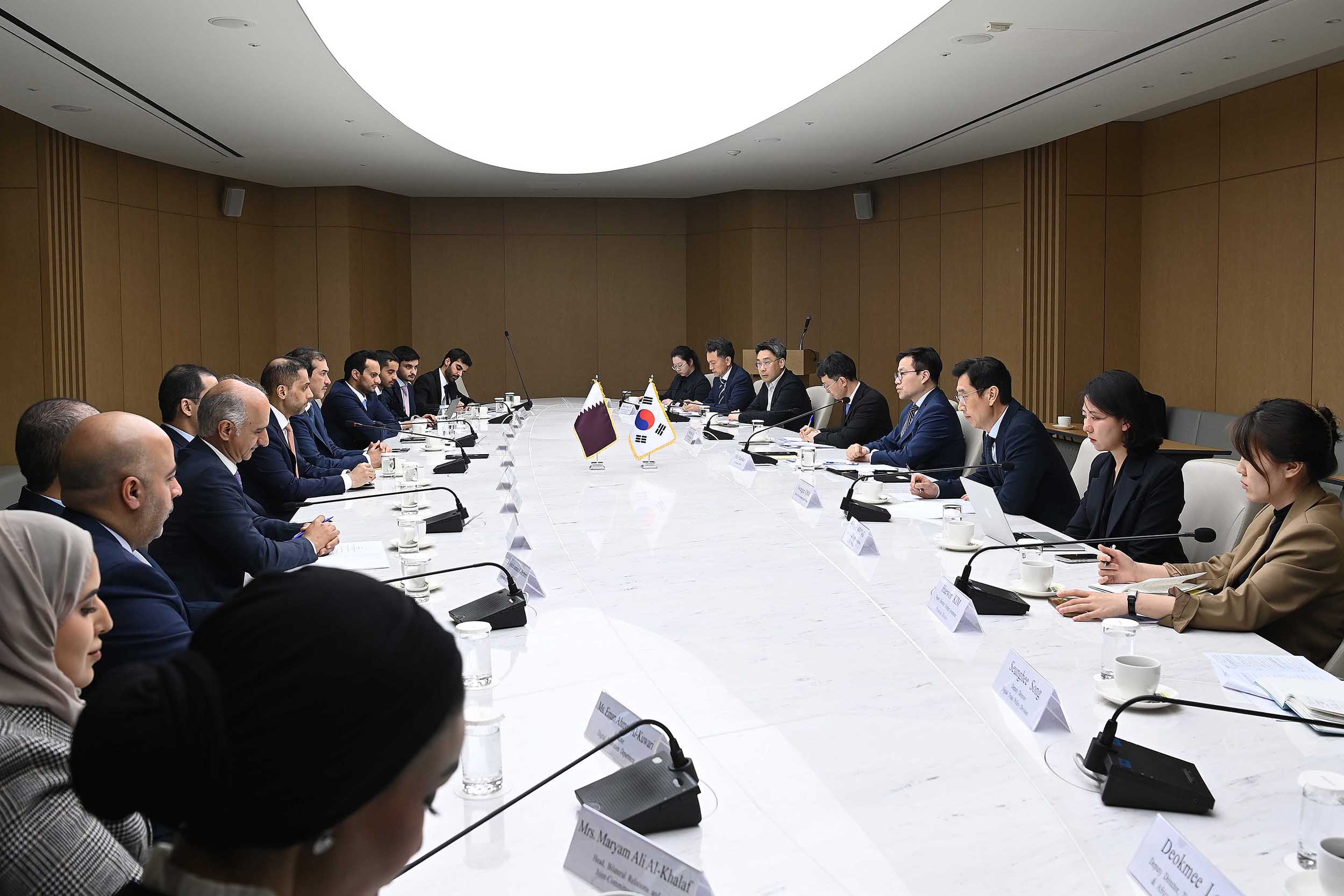 카타르 통상담당 국무장관 면담 4