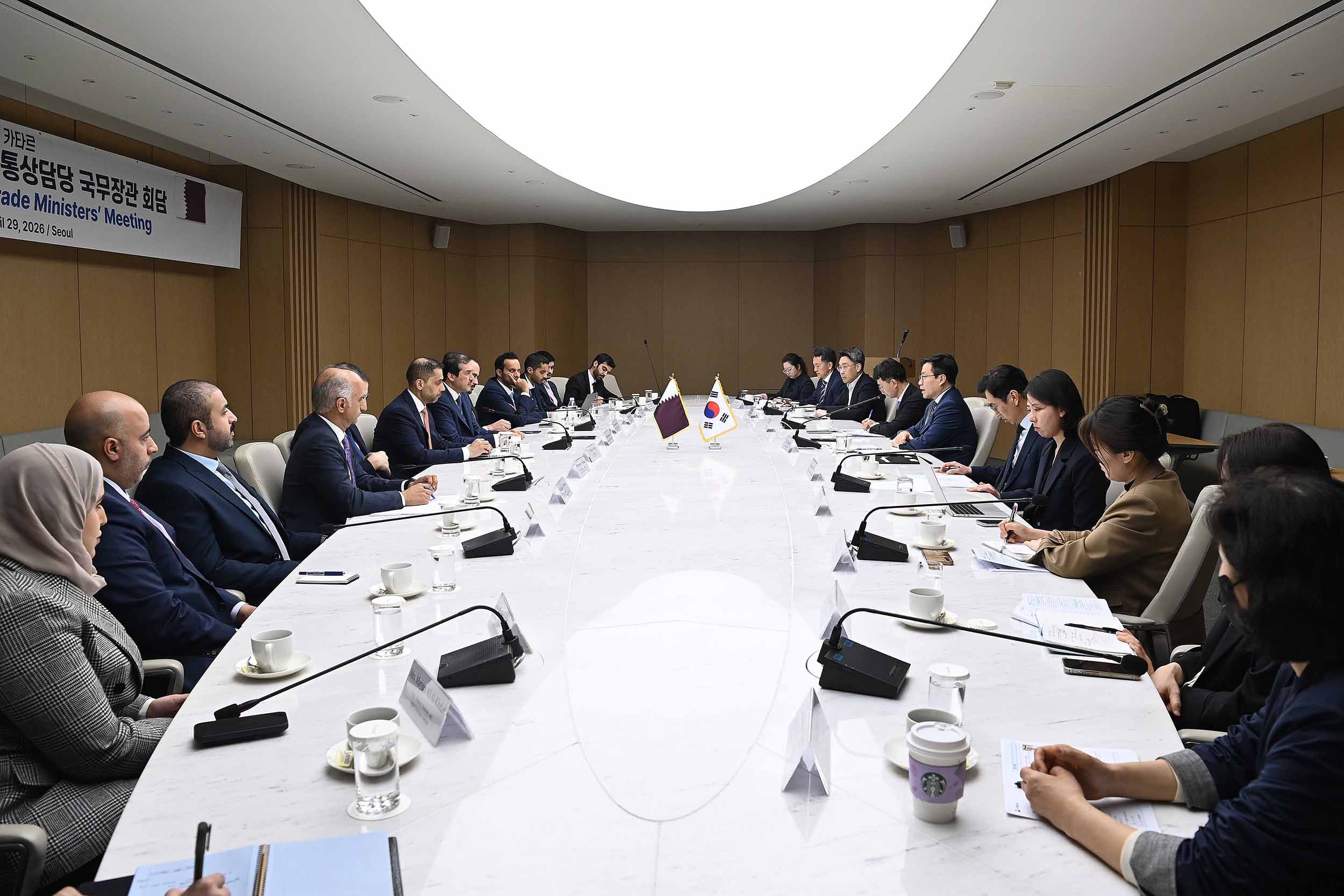 카타르 통상담당 국무장관 면담 2