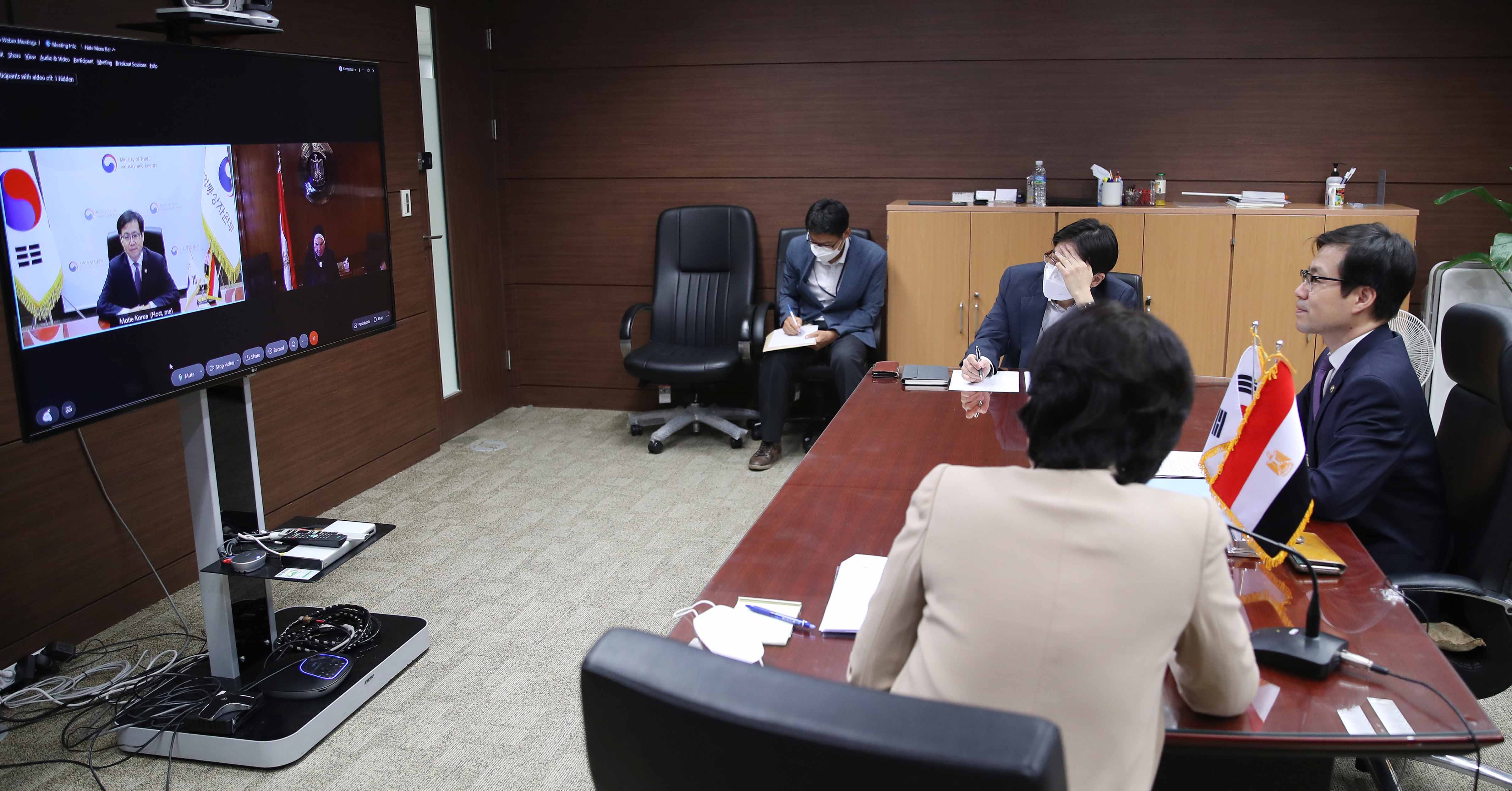 이집트 통상산업부 장관 면담 2
