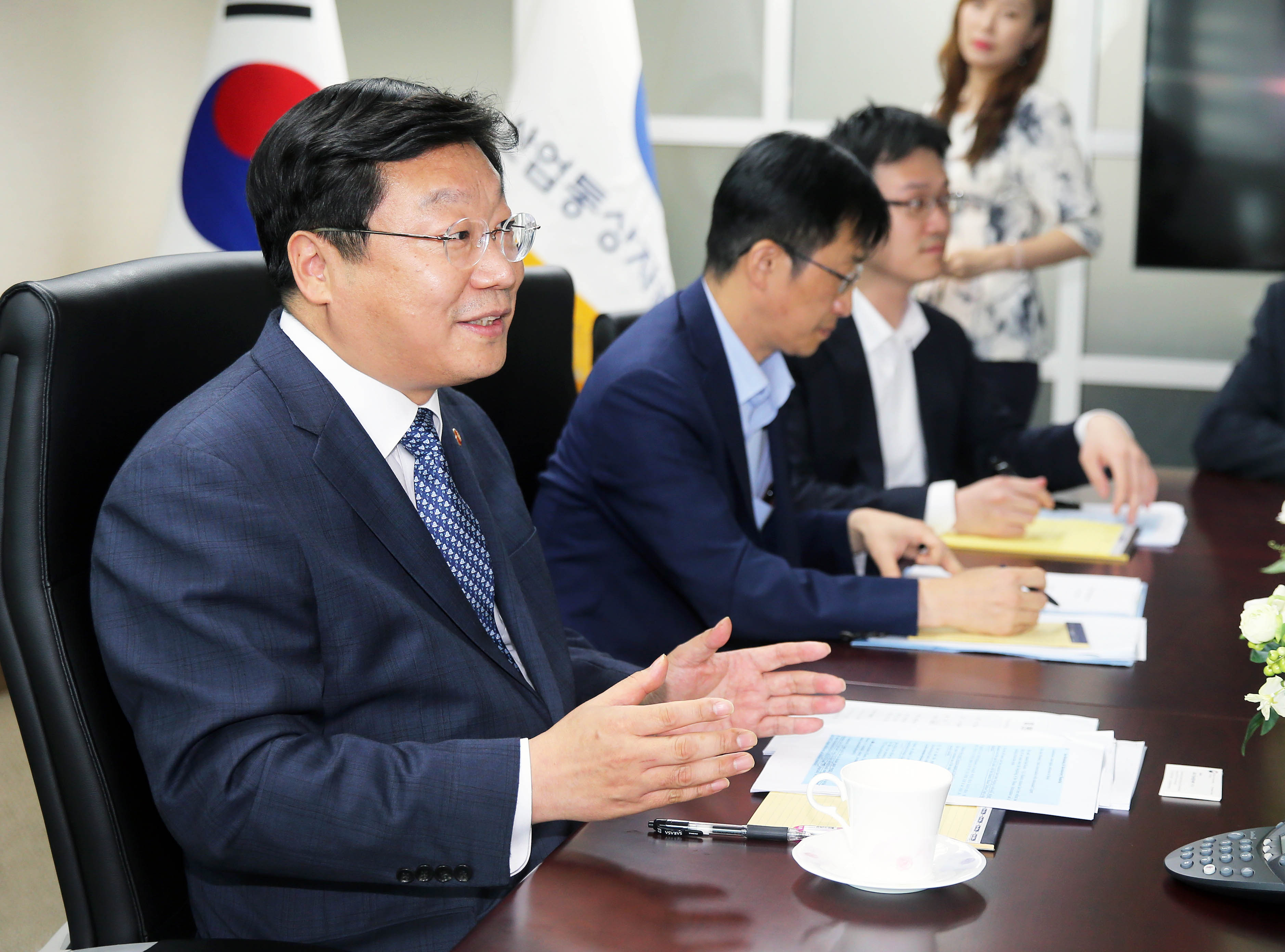 美 연방 하원의원단 면담 2