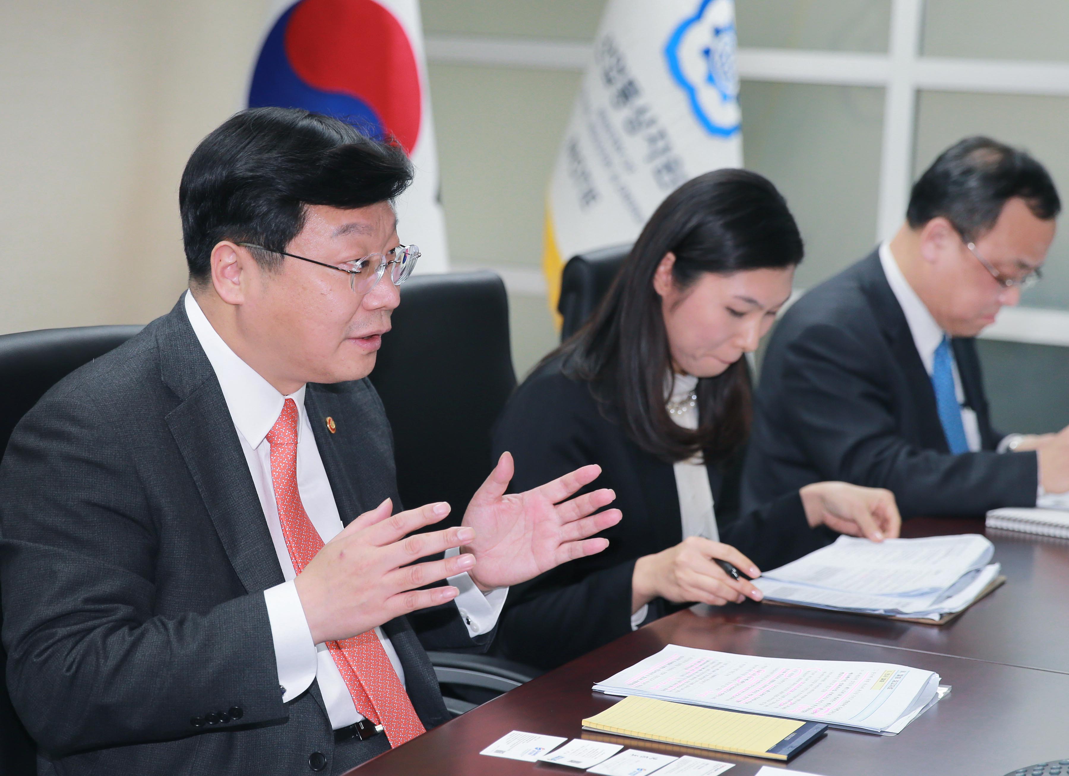 중국 쑤닝환치우그룹 회장 면담  2
