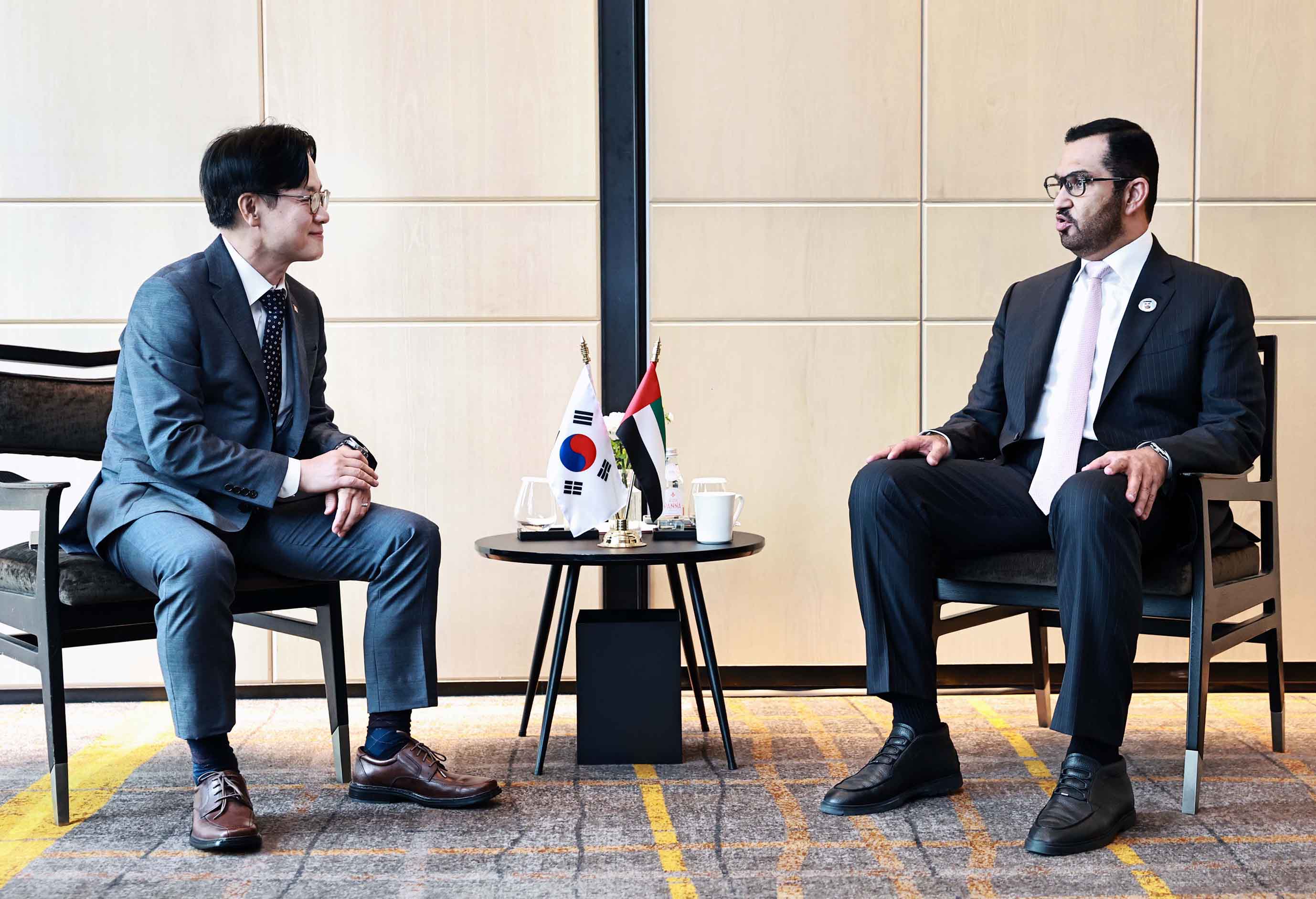 아랍에미리트(UAE) 산업첨단기술부 장관 겸 아부다비 국영석유회사 CEO 면담 2