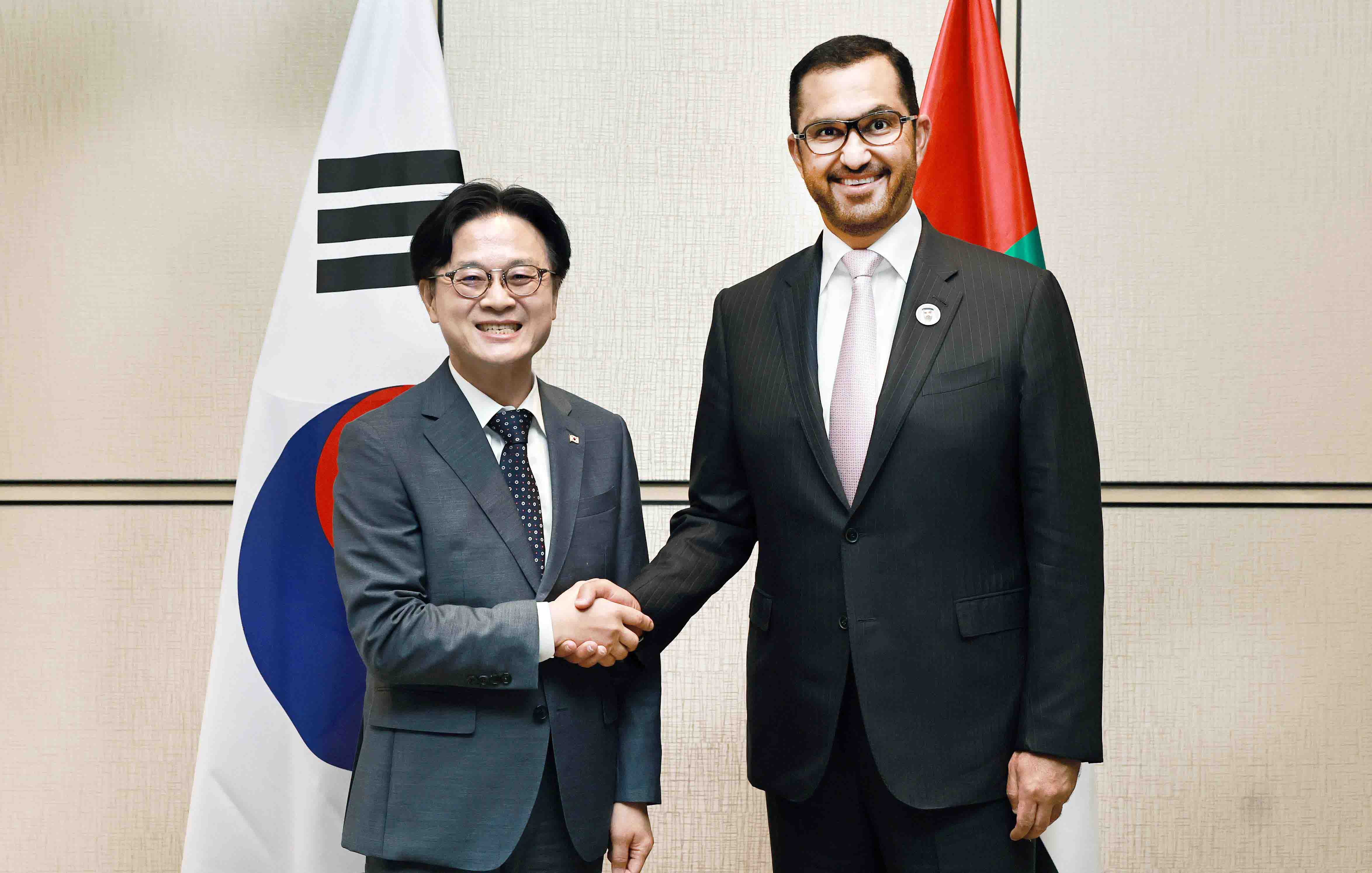 아랍에미리트(UAE) 산업첨단기술부 장관 겸 아부다비 국영석유회사 CEO 면담 1