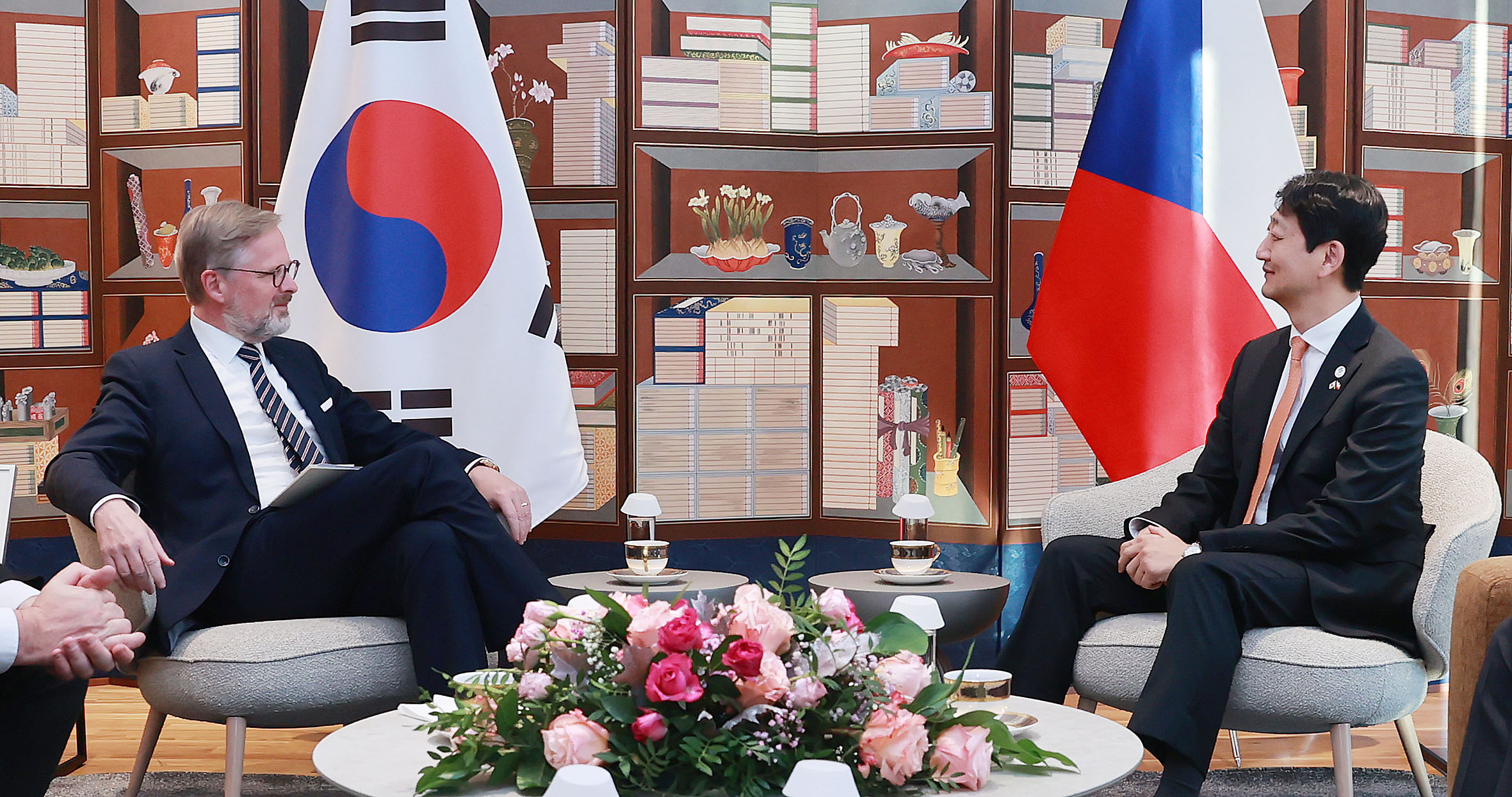 체코 총리 면담 3