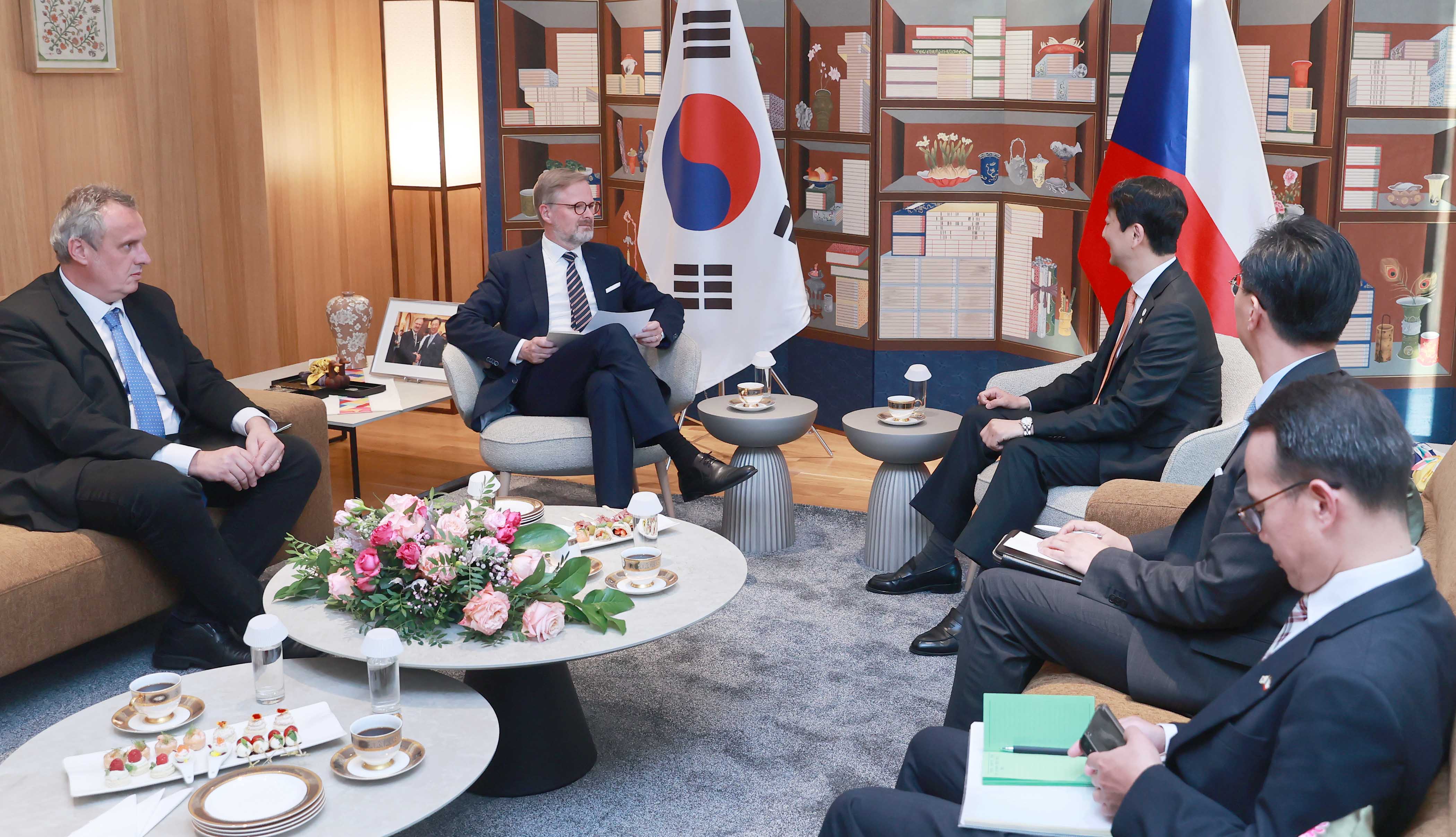 체코 총리 면담 5