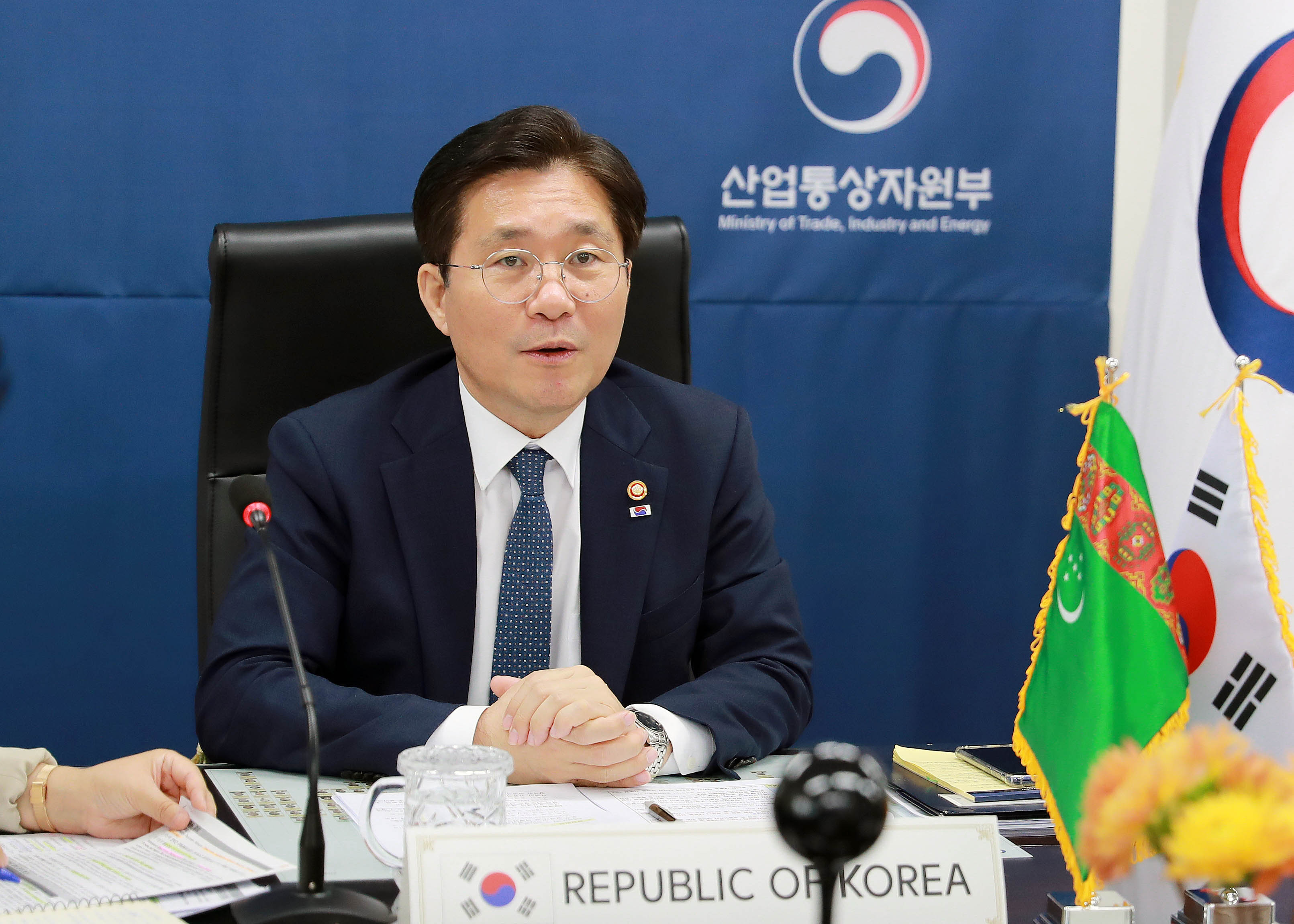 한-투르크메니스탄 경제공동위 수석대표 화상 회의 2