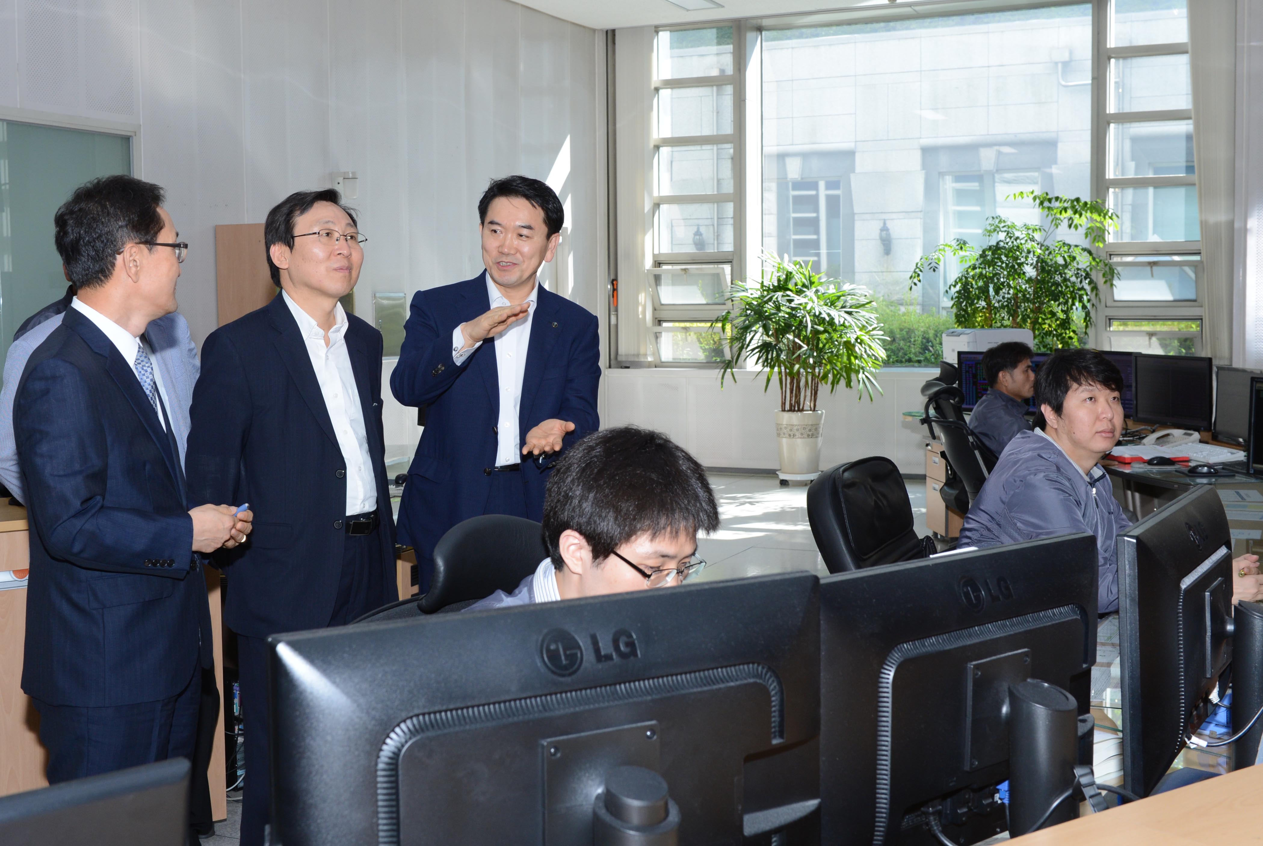국가 주요시설인 가스공사 본사 중앙통제소 현장방문 1