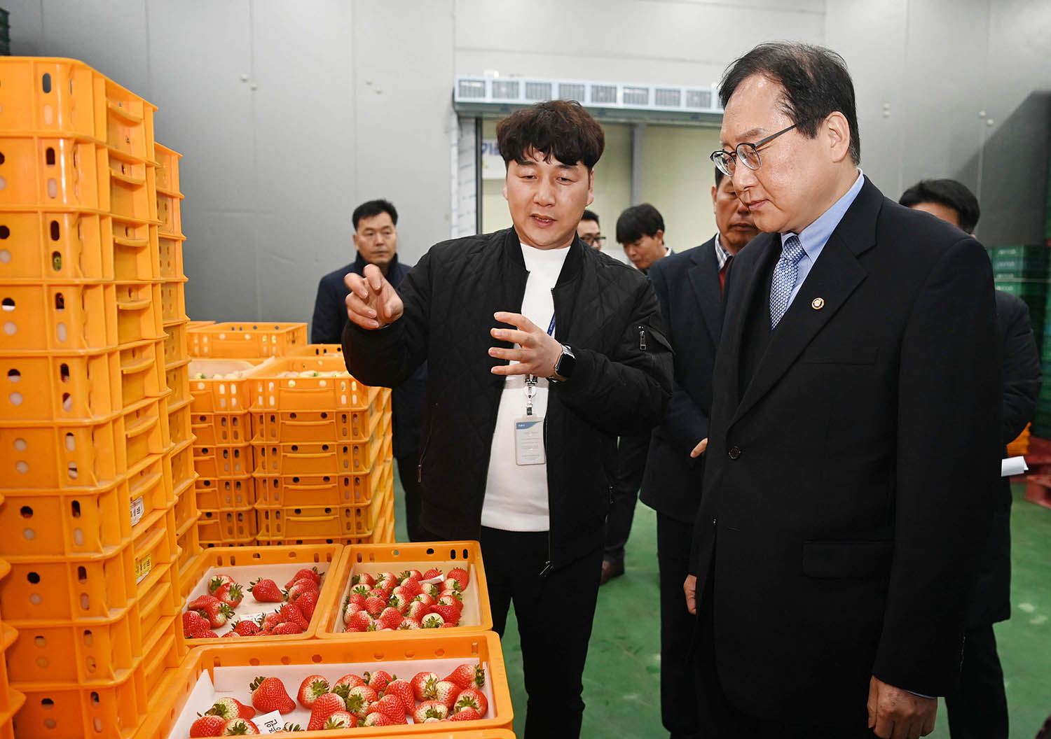 딸기 수출 현장방문 1