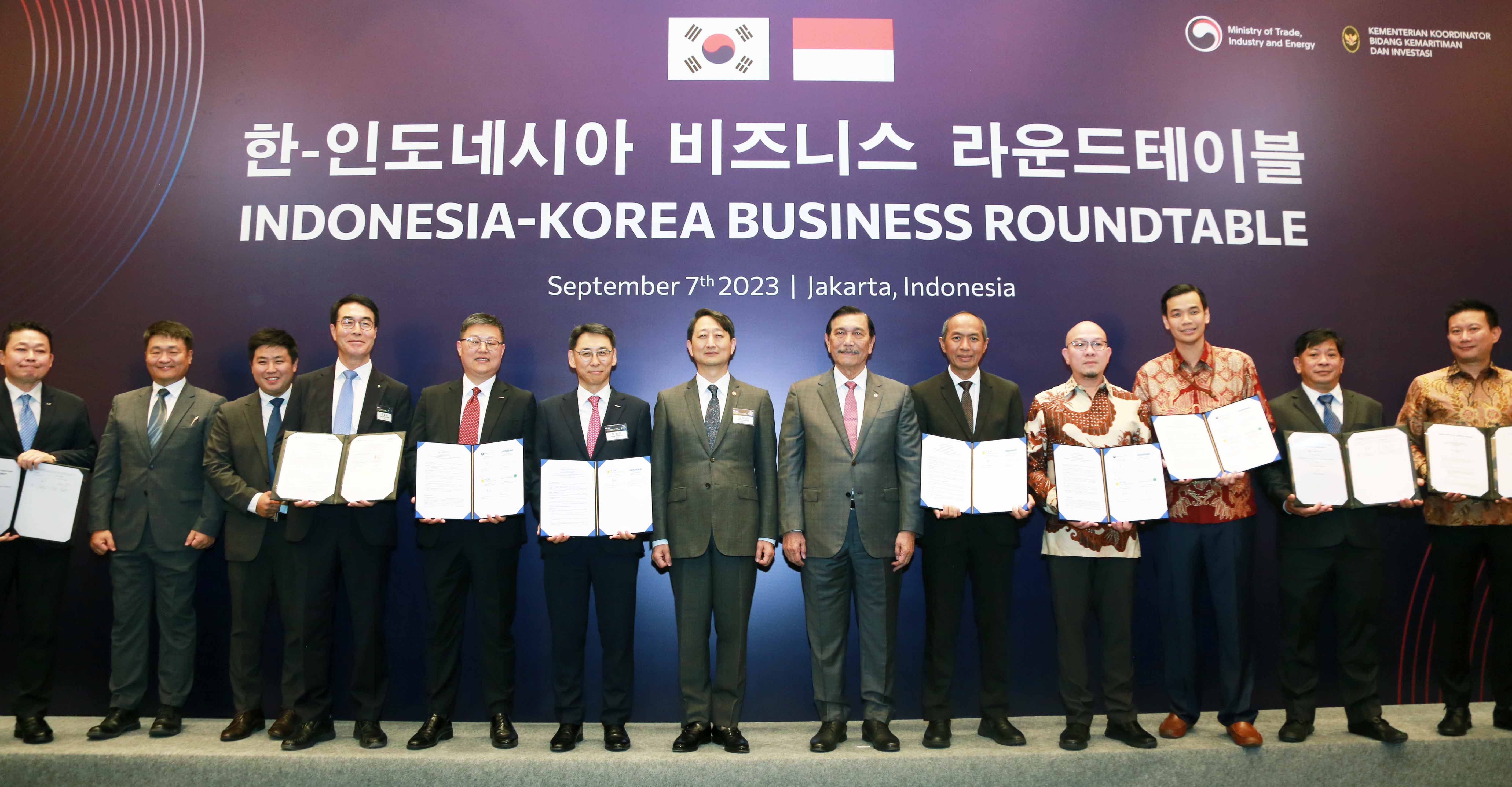 한-인도네시아 경제협력을 위한 MOU 체결식 3